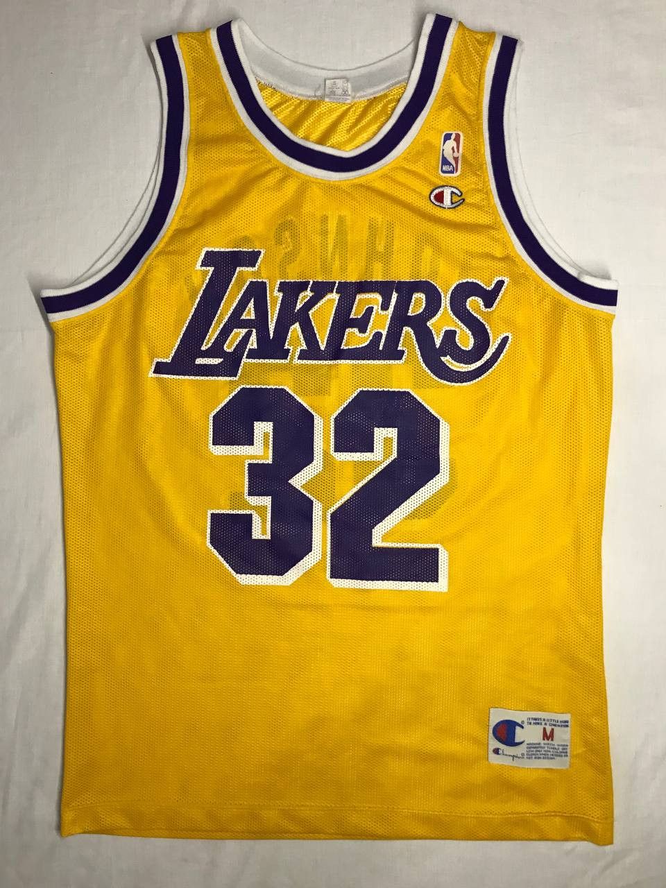 NBA Vintage 90 Champion Magic Johnson 32 LA Lakers Jersey NBA Size US M / EU 48-50 / 2 - 1 Thumbnail