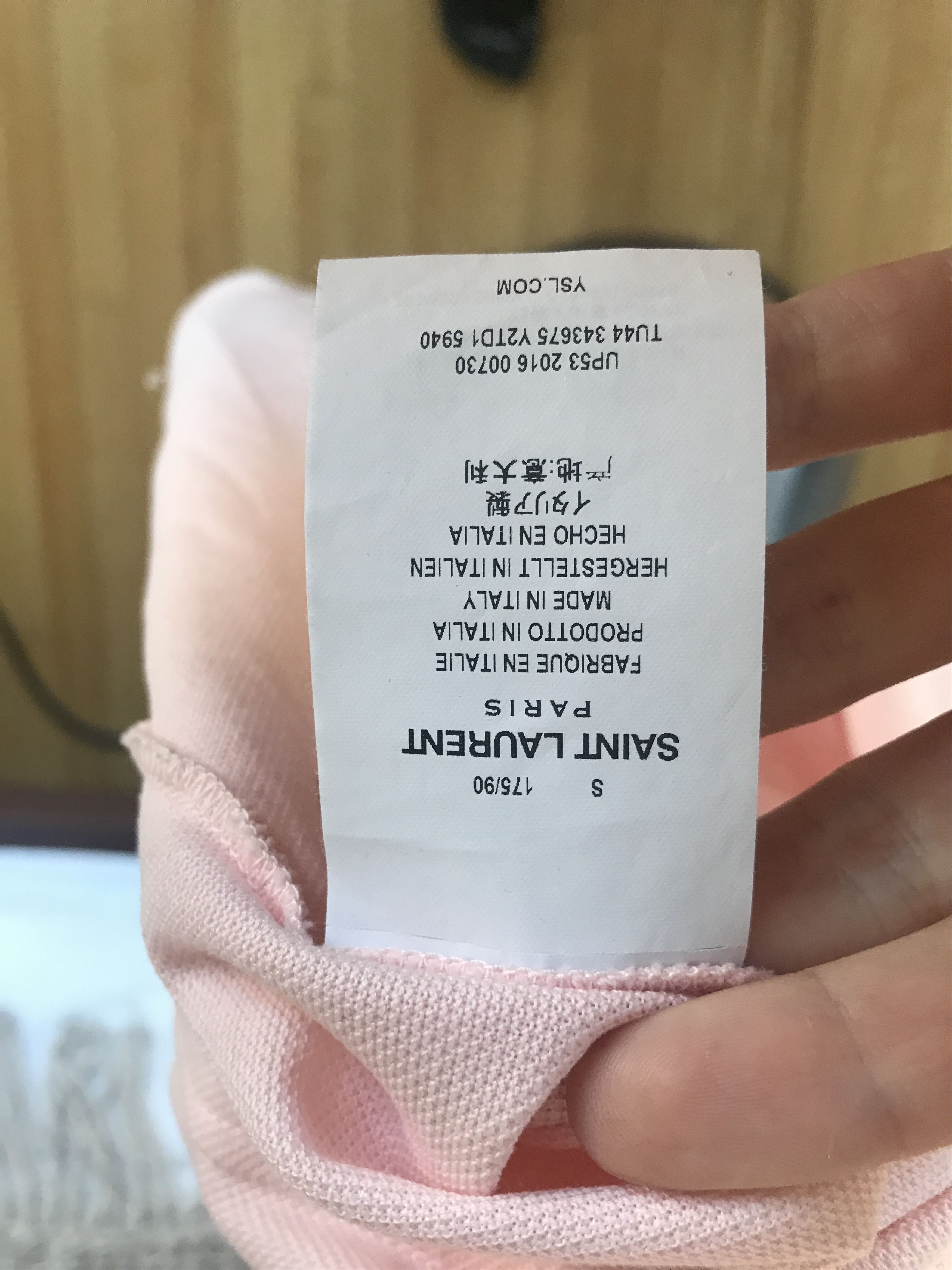 Hedi Slimane × Saint Laurent Paris Saint Laurent YSL logo pink polo Size US S / EU 44-46 / 1 - 8 Thumbnail
