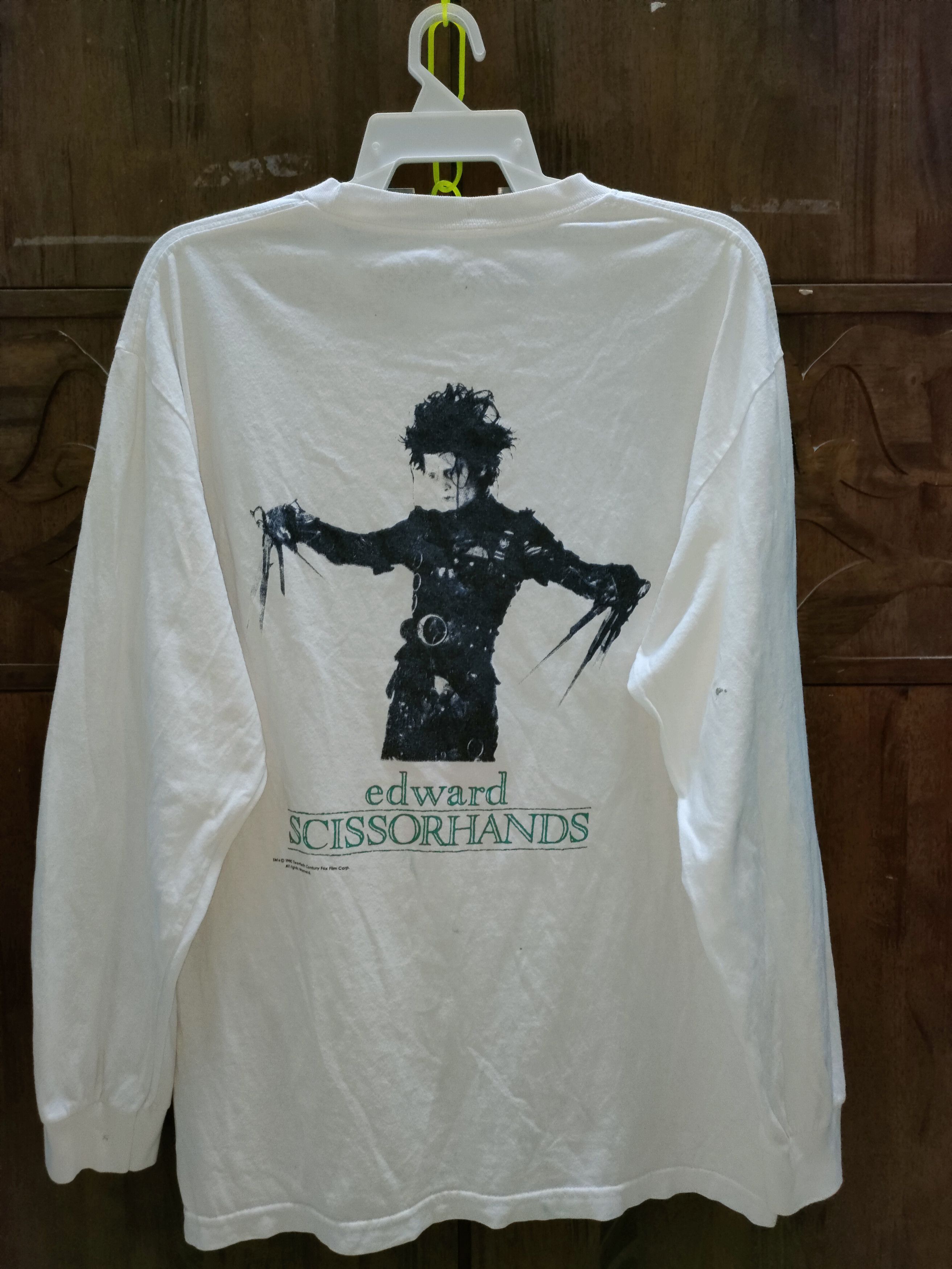 Other Rare 90s Vintage Edward Scissorhands Jonny Depp Movie Tee Size US XL / EU 56 / 4 - 1 Thumbnail