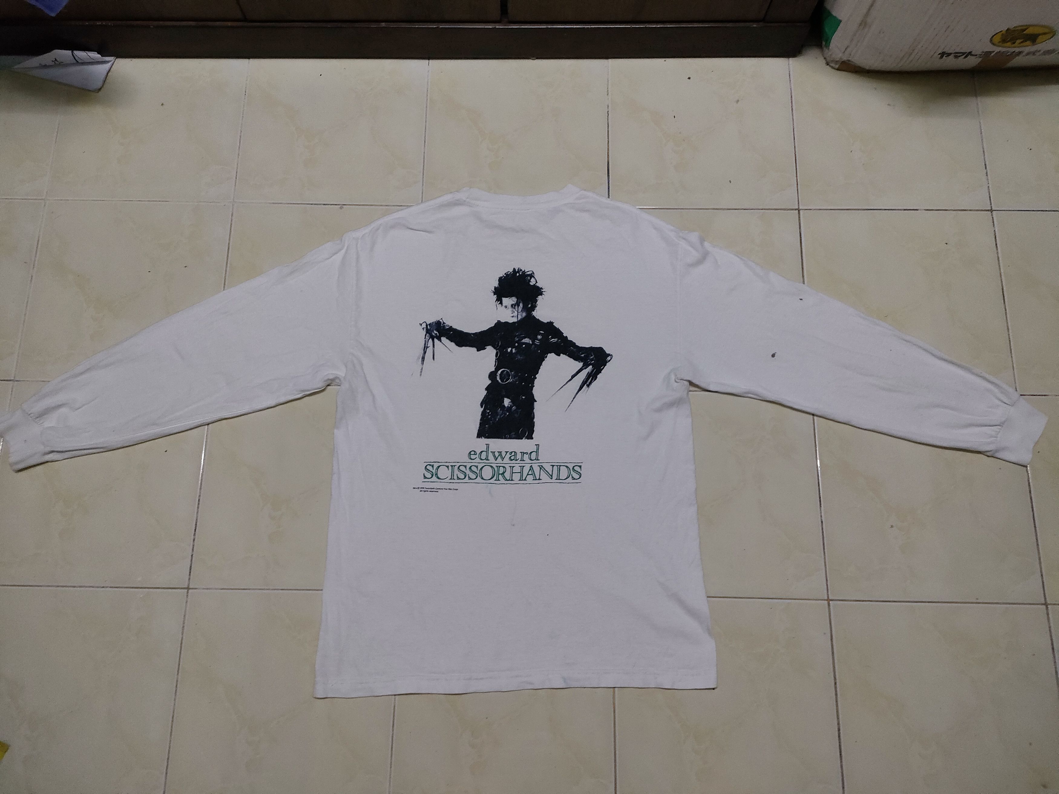 Other Rare 90s Vintage Edward Scissorhands Jonny Depp Movie Tee Size US XL / EU 56 / 4 - 4 Thumbnail