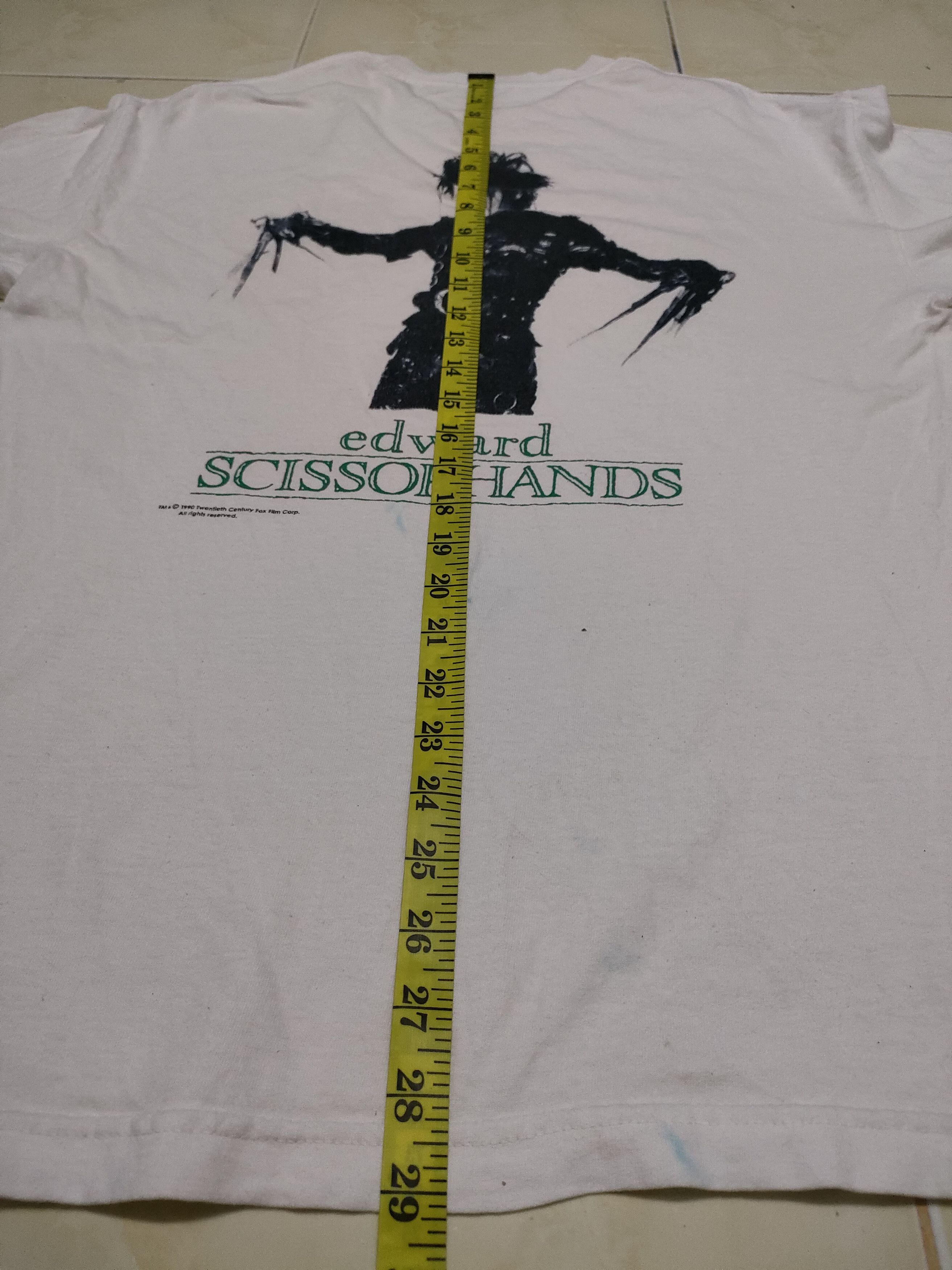 Other Rare 90s Vintage Edward Scissorhands Jonny Depp Movie Tee Size US XL / EU 56 / 4 - 8 Thumbnail
