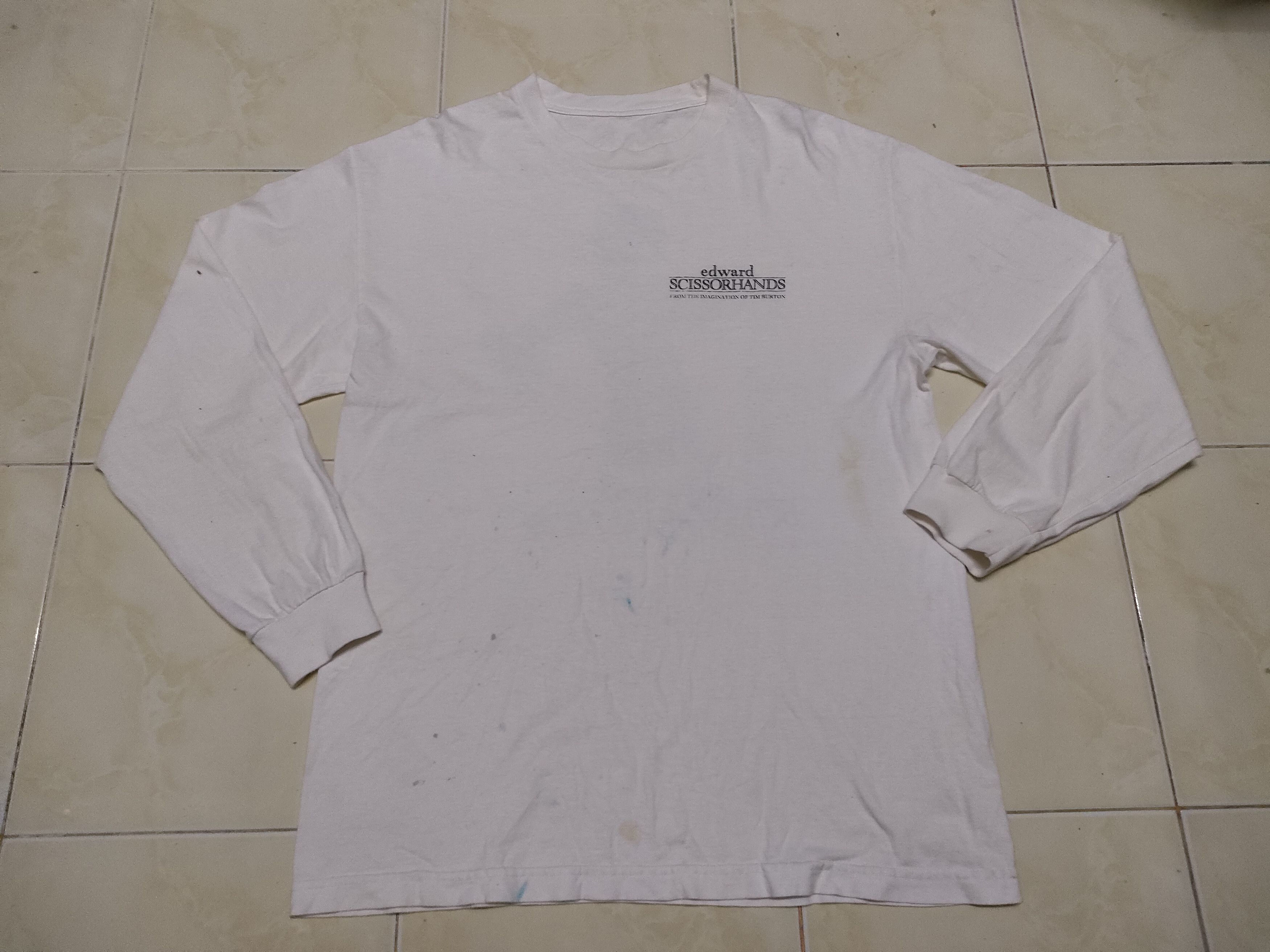Other Rare 90s Vintage Edward Scissorhands Jonny Depp Movie Tee Size US XL / EU 56 / 4 - 14 Thumbnail