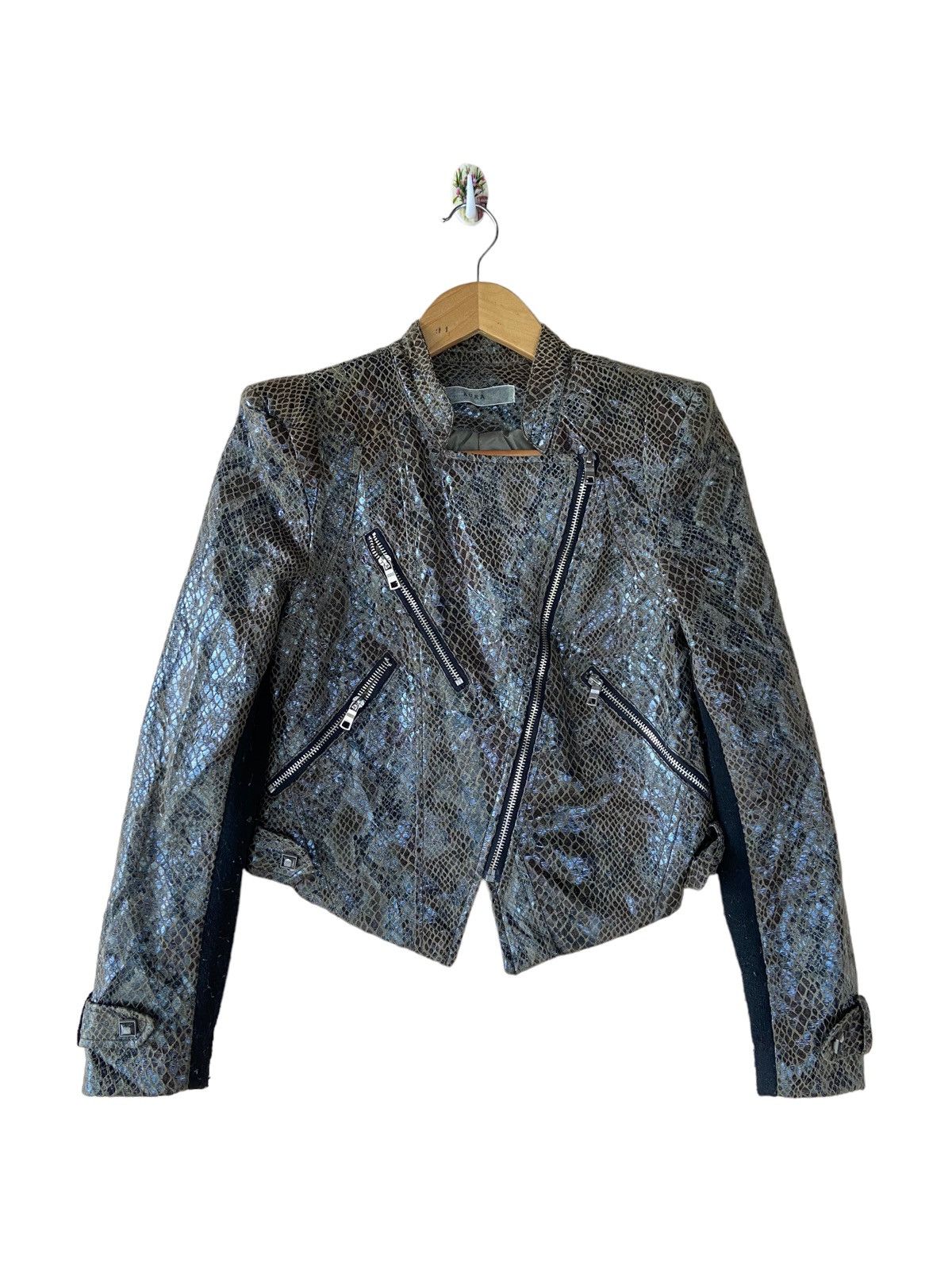 🔥SALE🔥AURA BIKER SNAKE HYSTERIC GLAMOUR JACKET STYLE
