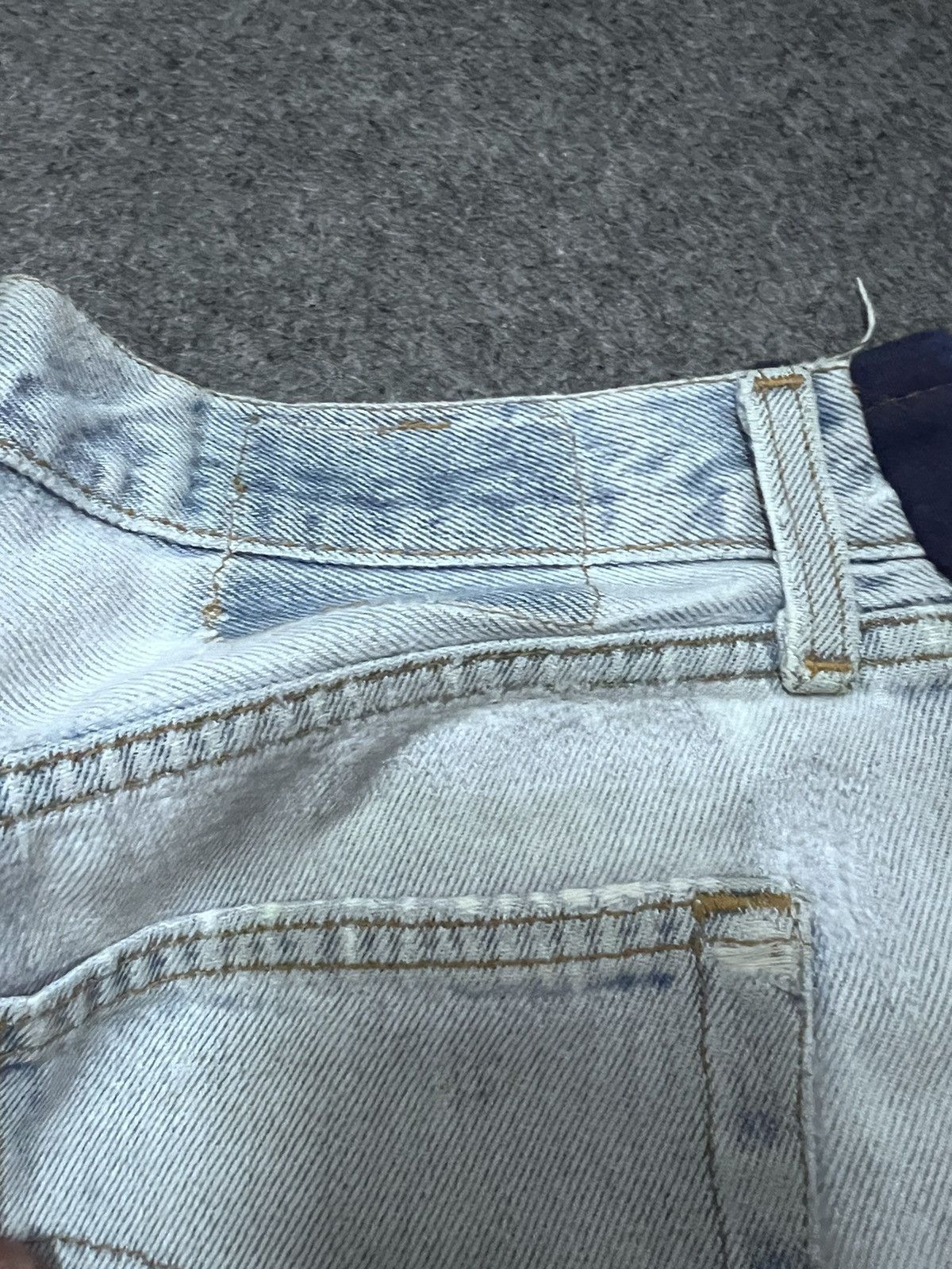 Levi's Made & Crafted CUSTOM MADE LEVIS 501 PATCHED MINNIE MOUSE DENIM PANT Size US 30 / EU 46 - 9 Thumbnail