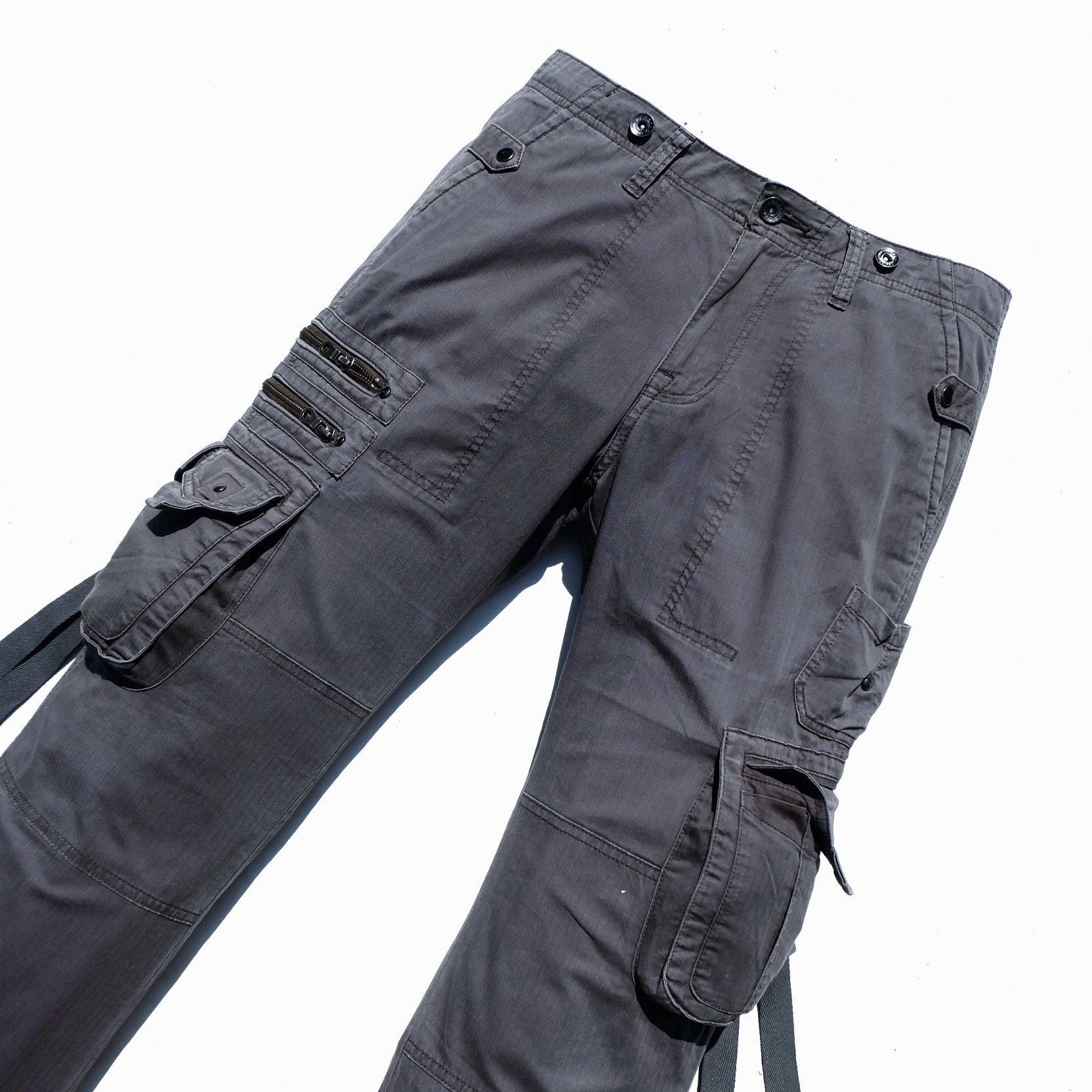 Japanese Brand × PPFM × Tete Homme SEMANTIC DESIGN flare cargo pants Size US 30 / EU 46 - 3 Thumbnail