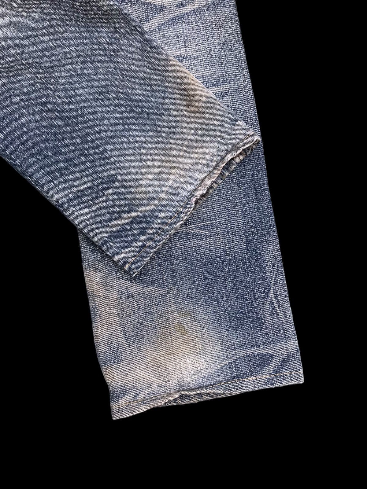 Edwin × If Six Was Nine THRASHED💥Sick Distressed Edwin 503 Denim Jeans Pants Size US 31 - 13 Thumbnail