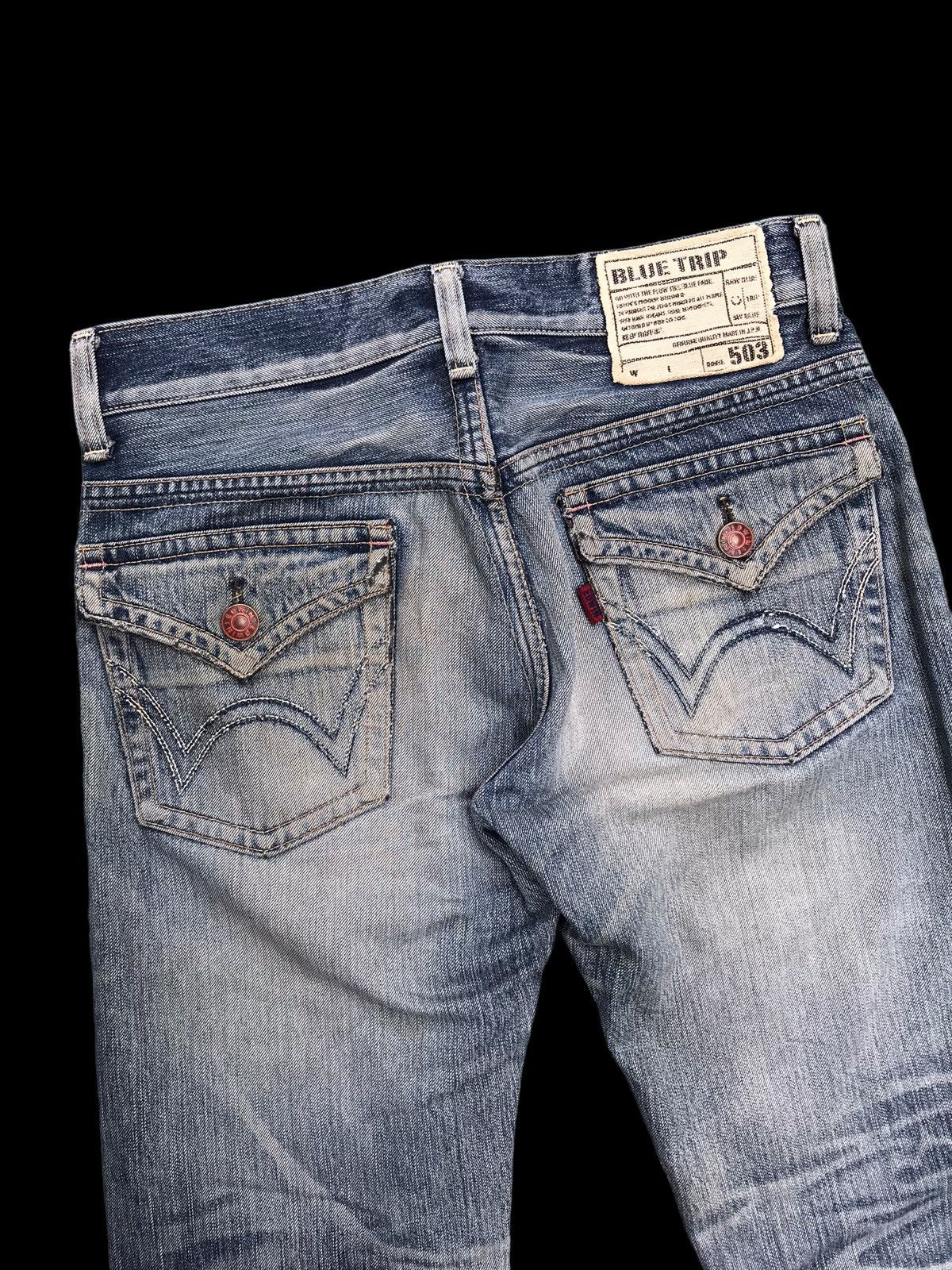 Edwin × If Six Was Nine THRASHED💥Sick Distressed Edwin 503 Denim Jeans Pants Size US 31 - 10 Thumbnail
