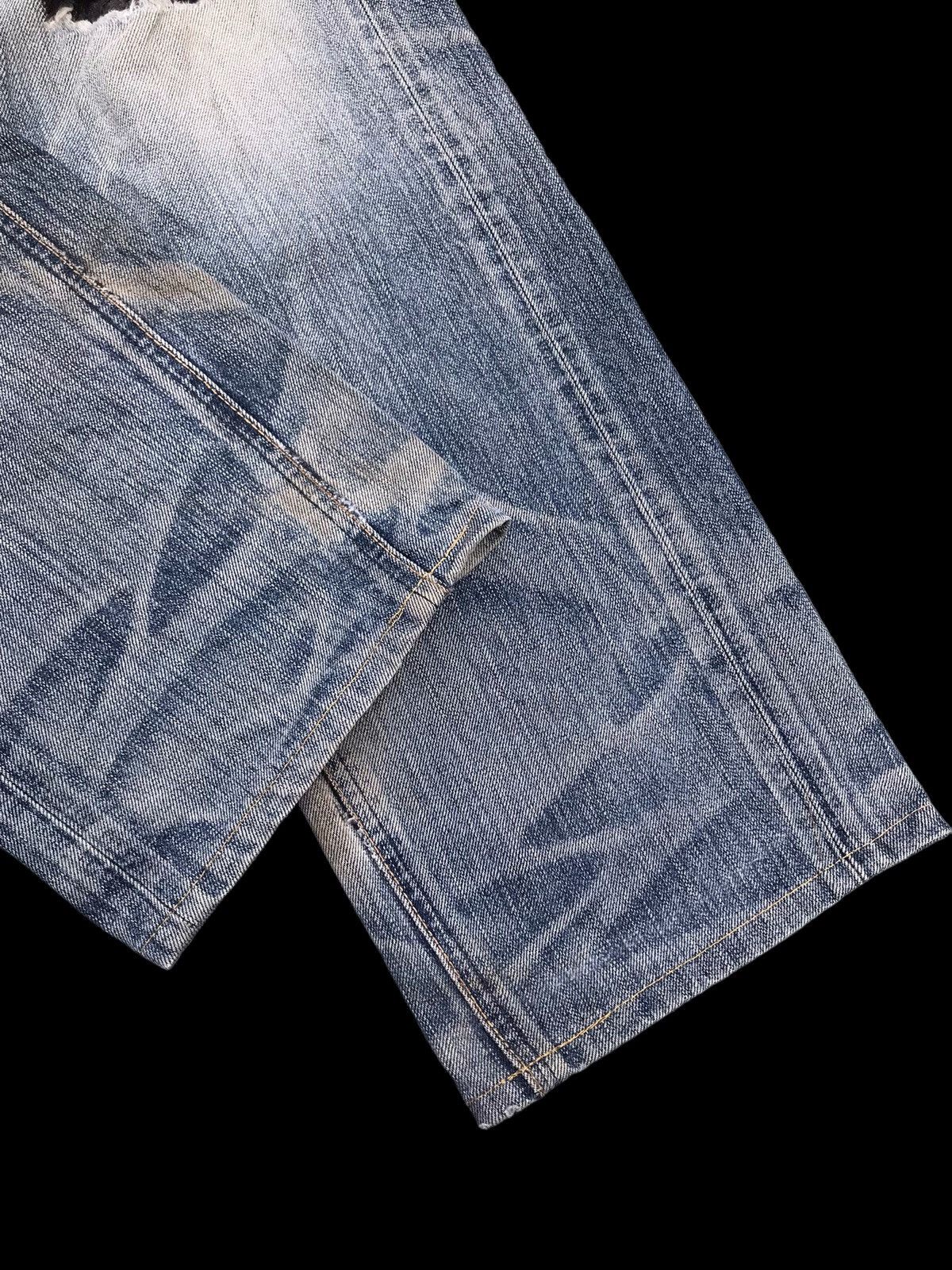 Edwin × If Six Was Nine THRASHED💥Sick Distressed Edwin 503 Denim Jeans Pants Size US 31 - 8 Thumbnail