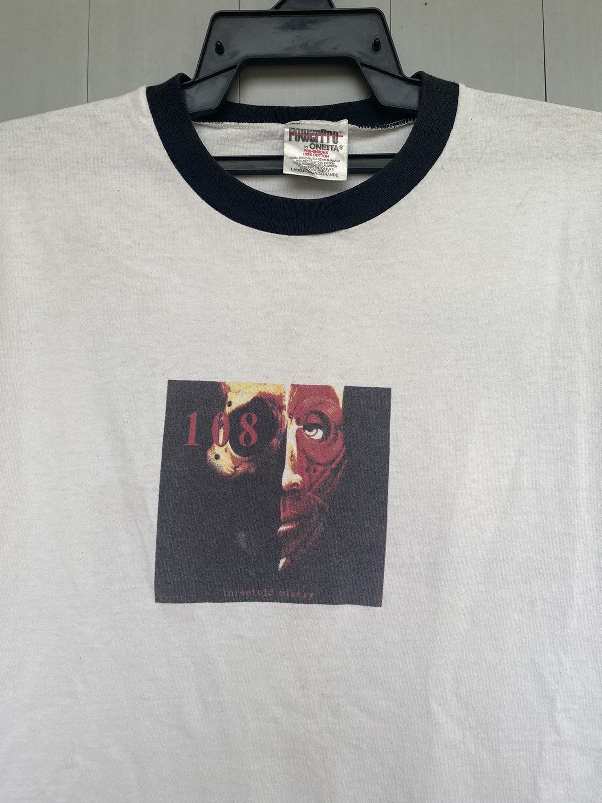 Rare 90s 108 Threefold Misery Album Vtg T shirt