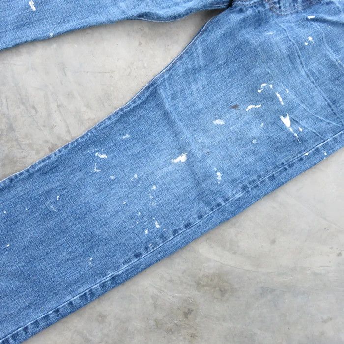 Levi's × Vintage Vintage Levis 501 Painted Custom Jeans 36x30 Size US 36 / EU 52 - 10 Thumbnail