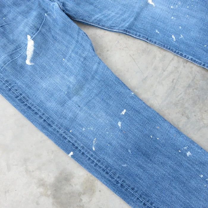 Levi's × Vintage Vintage Levis 501 Painted Custom Jeans 36x30 Size US 36 / EU 52 - 8 Thumbnail