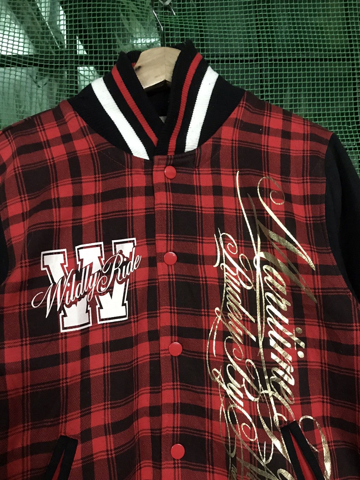If Six Was Nine Wildly Ride Varsity Jaket Snap Button Size US M / EU 48-50 / 2 - 3 Thumbnail