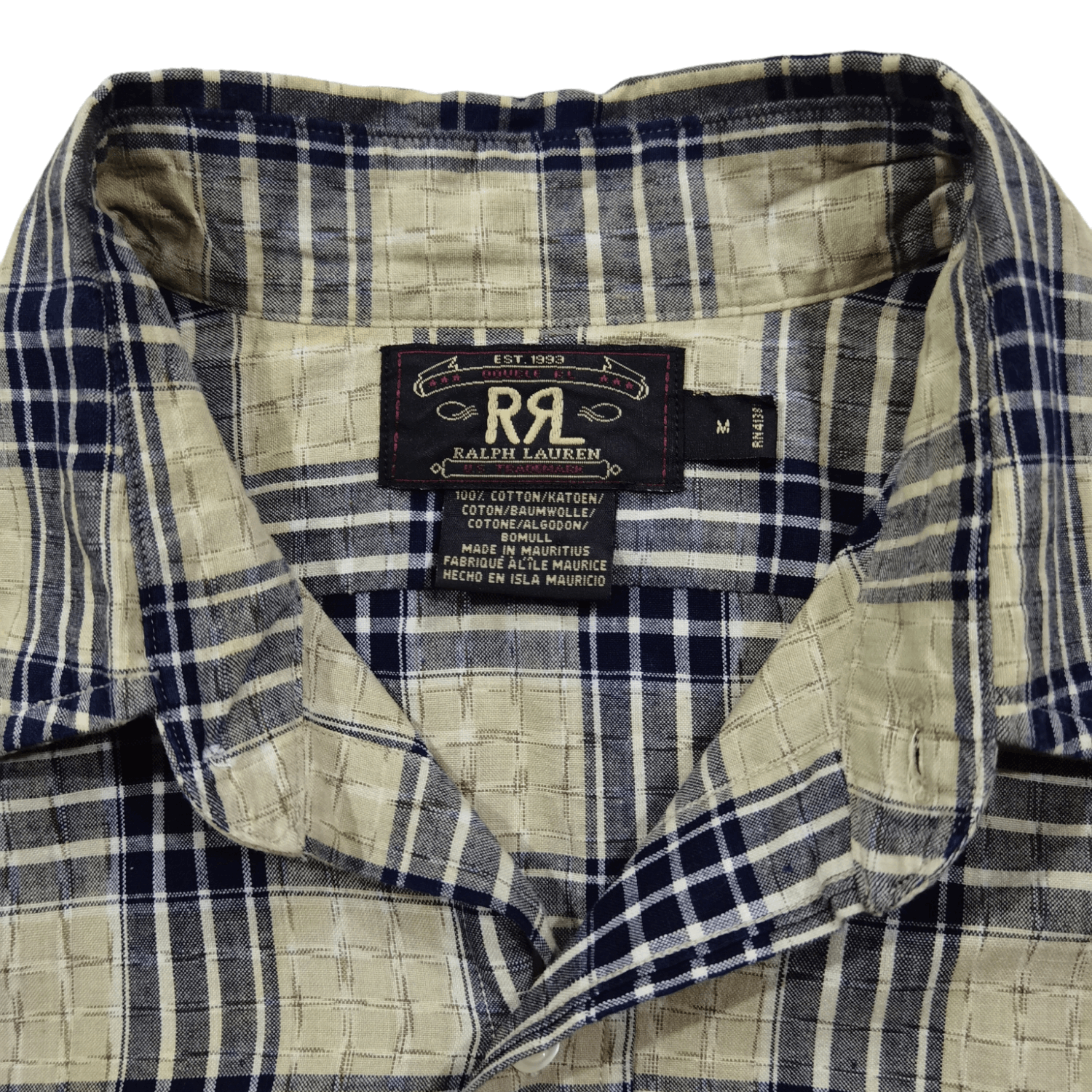 RRL Ralph Lauren Grailed🔥RRL checked plaid button up Shirt Size US M / EU 48-50 / 2 - 3 Thumbnail