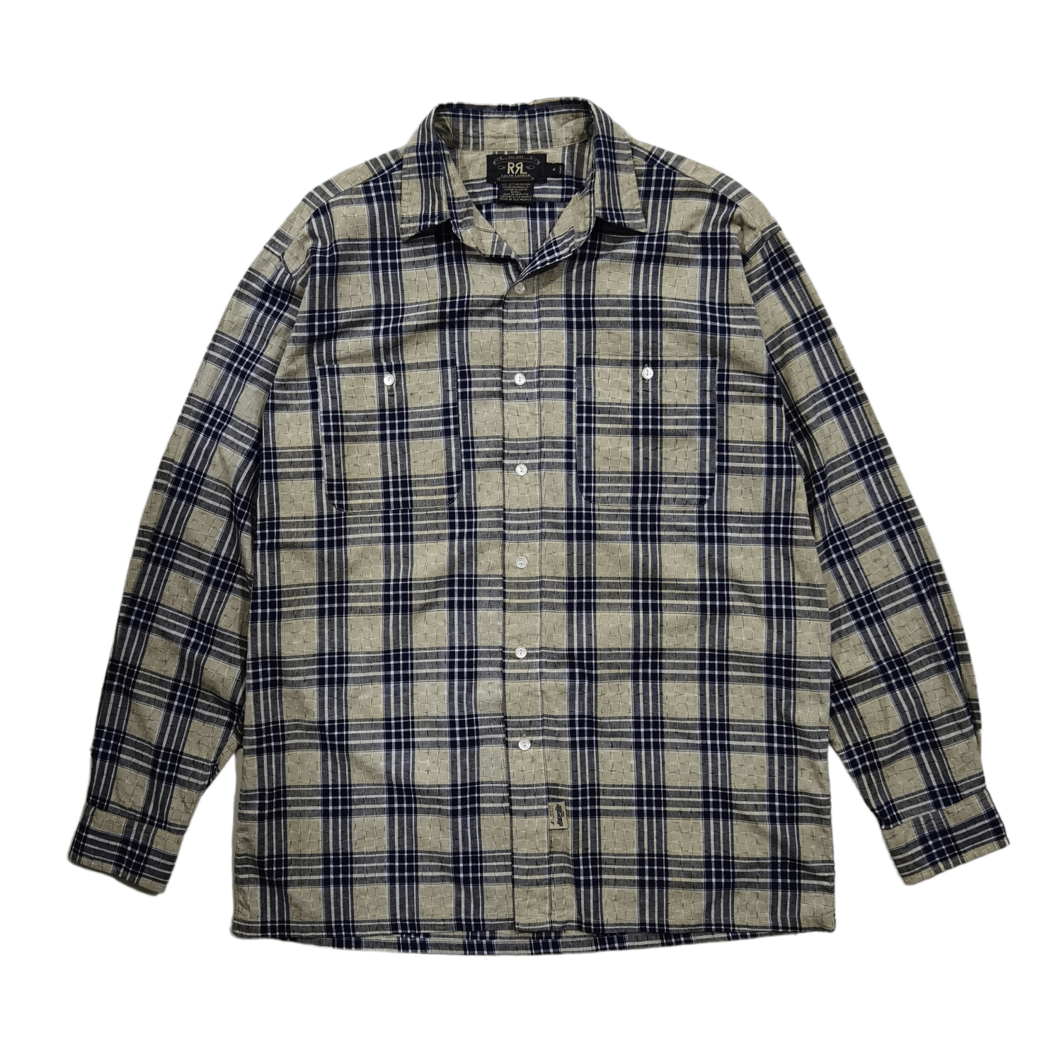 RRL Ralph Lauren Grailed🔥RRL checked plaid button up Shirt Size US M / EU 48-50 / 2 - 1 Thumbnail