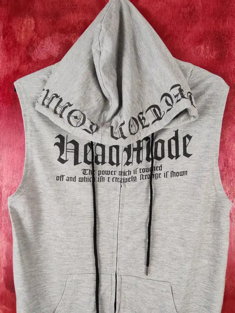 Japanese Brand DL Dig Deep big skull mask covid 19 Sleeveless Hoodie #5420 Size US M / EU 48-50 / 2 - 15 Thumbnail