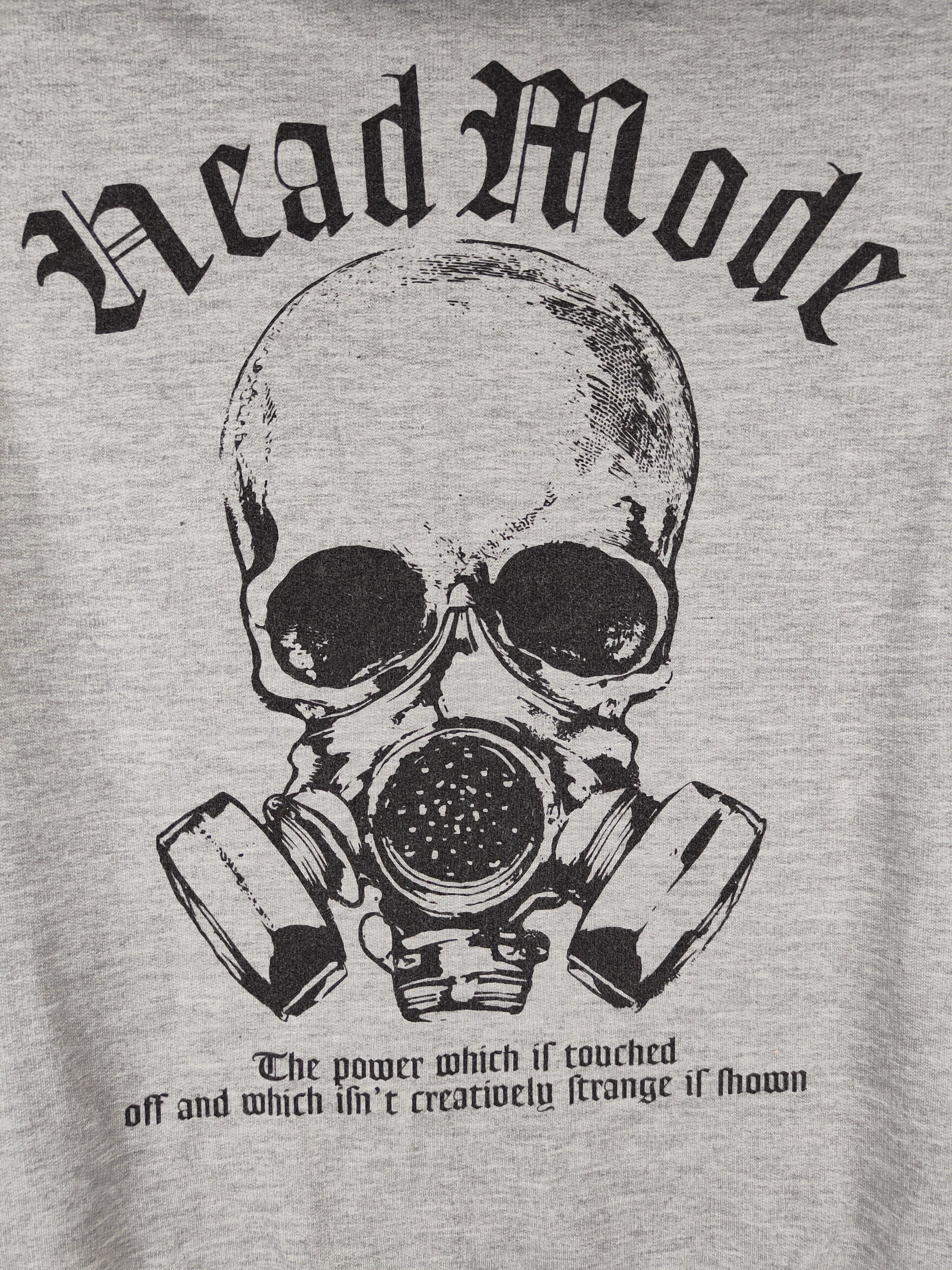 Japanese Brand DL Dig Deep big skull mask covid 19 Sleeveless Hoodie #5420 Size US M / EU 48-50 / 2 - 2 Thumbnail