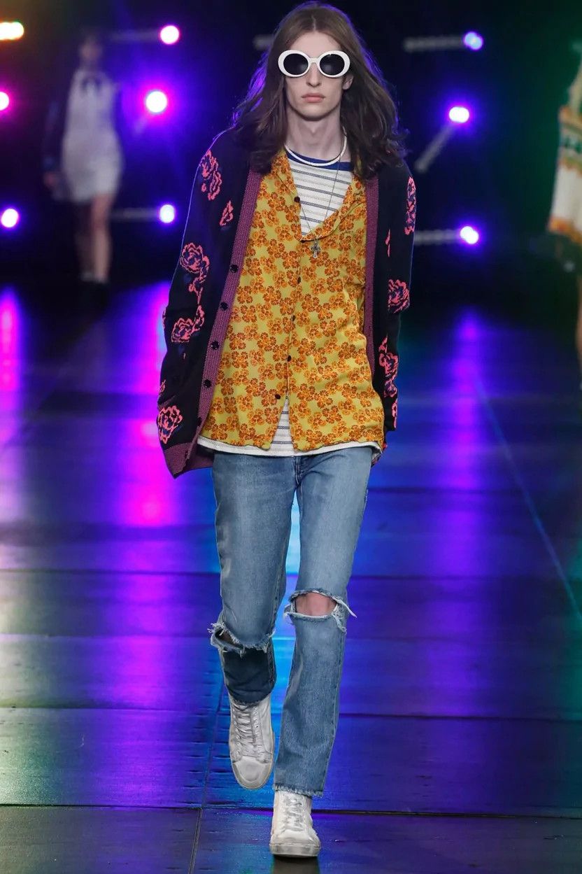 Saint Laurent Paris Saint Laurent ss16 rose wool cardigan by Hedi
