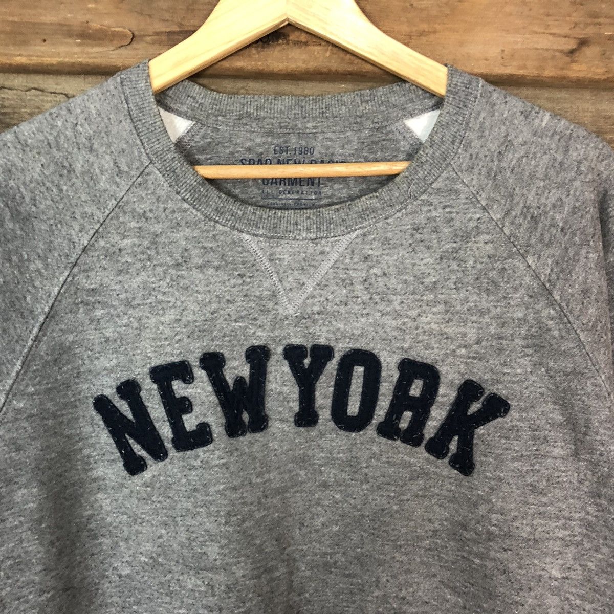 Japanese Brand New York Grey Sweatshirt vintage #4791 Size US M / EU 48-50 / 2 - 6 Thumbnail