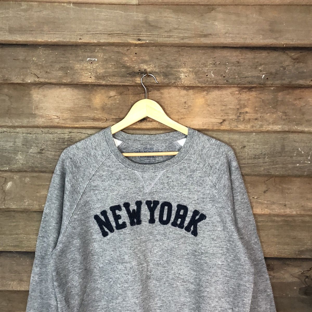 Japanese Brand New York Grey Sweatshirt vintage #4791 Size US M / EU 48-50 / 2 - 2 Thumbnail