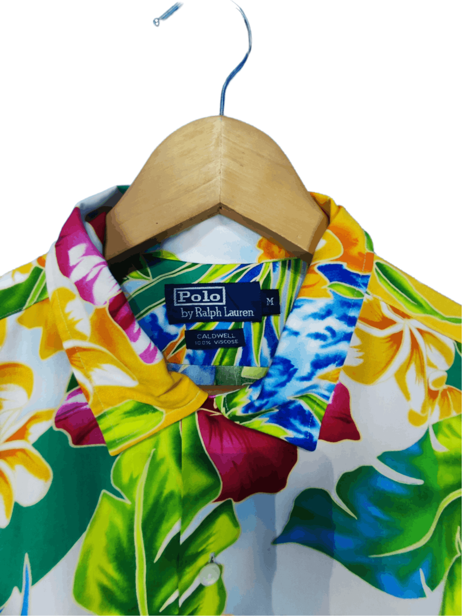 Polo Ralph Lauren × Vintage Vintage Polo Ralph Lauren Floral Hawaiian Shirt Polo USA Size US M / EU 48-50 / 2 - 4 Thumbnail
