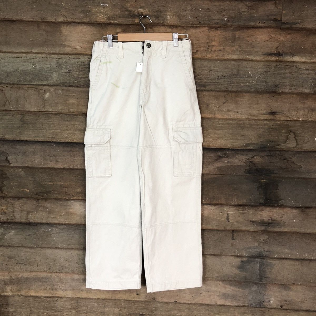 image of Gap White Tactical Utility Cargo Pants 4460, Women's (Size 26)