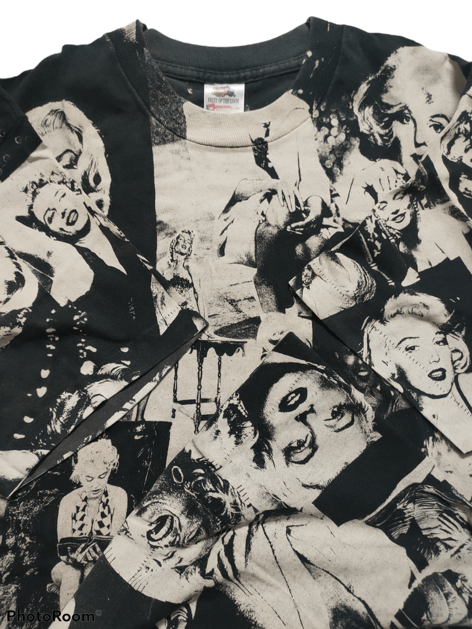 Art Comes First × Band Tees × Vintage Vintage 90s Amarican Shirt x Marilyn Monroe Full Print Size US L / EU 52-54 / 3 - 8 Thumbnail