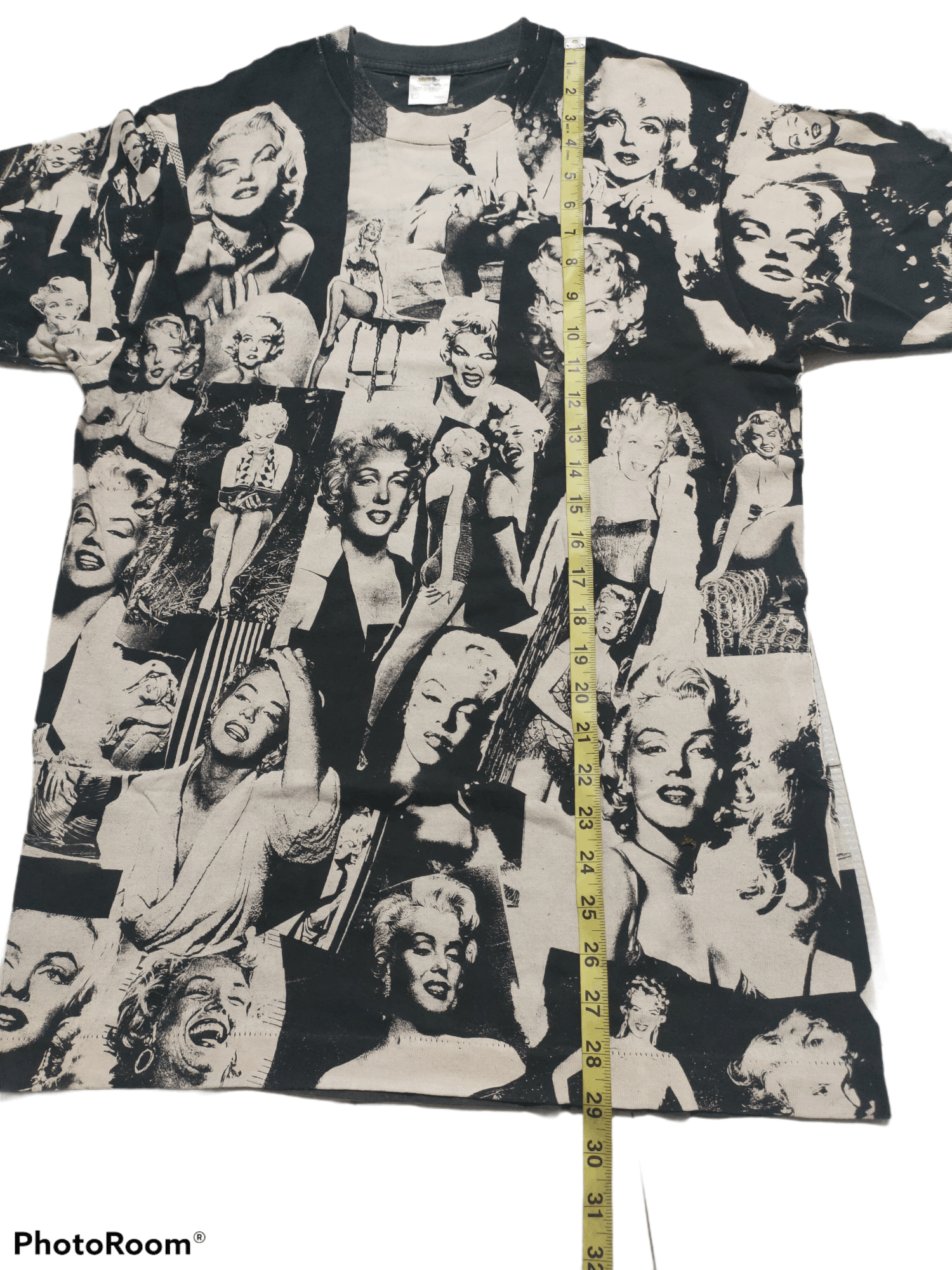 Art Comes First × Band Tees × Vintage Vintage 90s Amarican Shirt x Marilyn Monroe Full Print Size US L / EU 52-54 / 3 - 4 Thumbnail