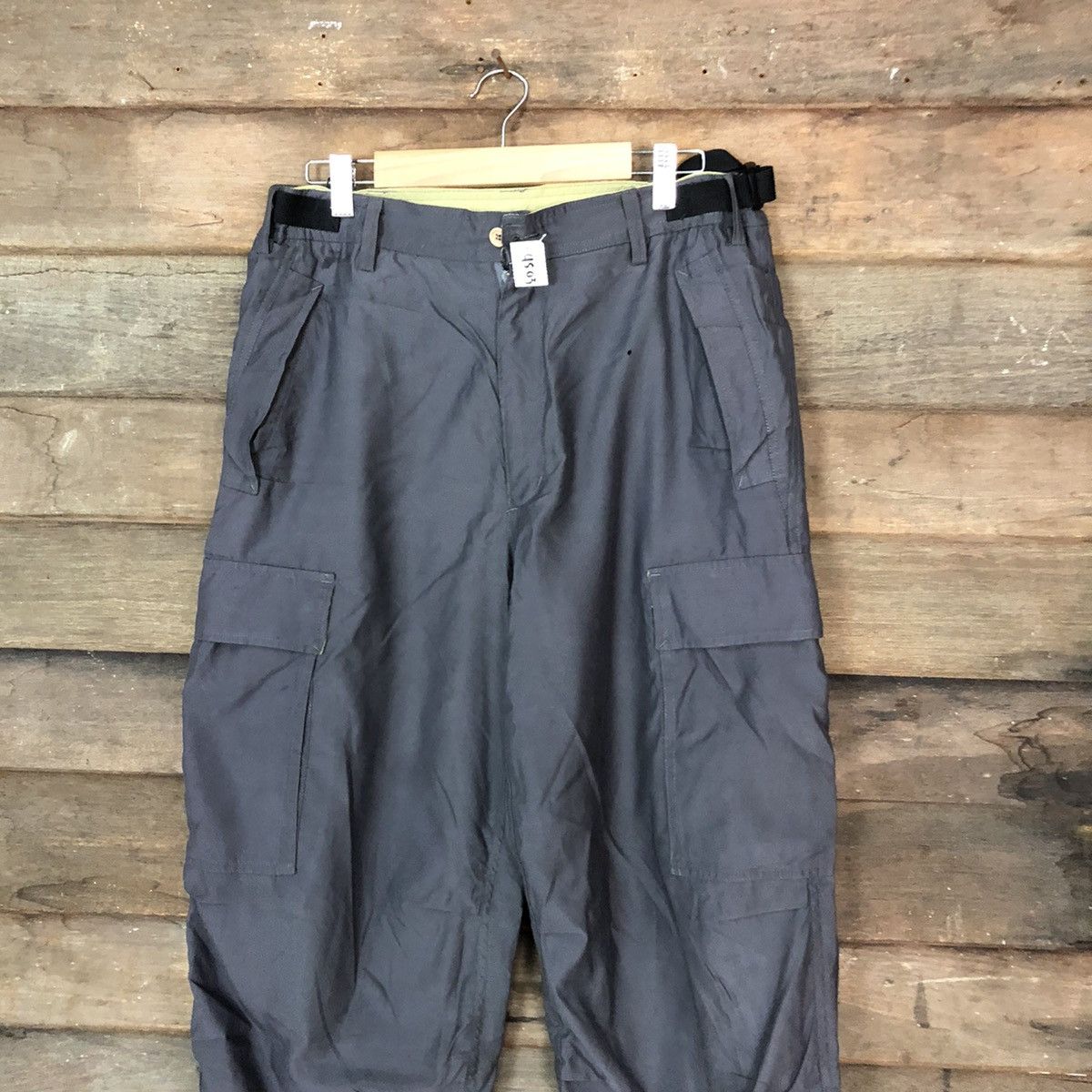 Japanese Brand U.P.S.T Grey hiking multi pocket Cargo Pants #4503 Size US 29 - 2 Thumbnail