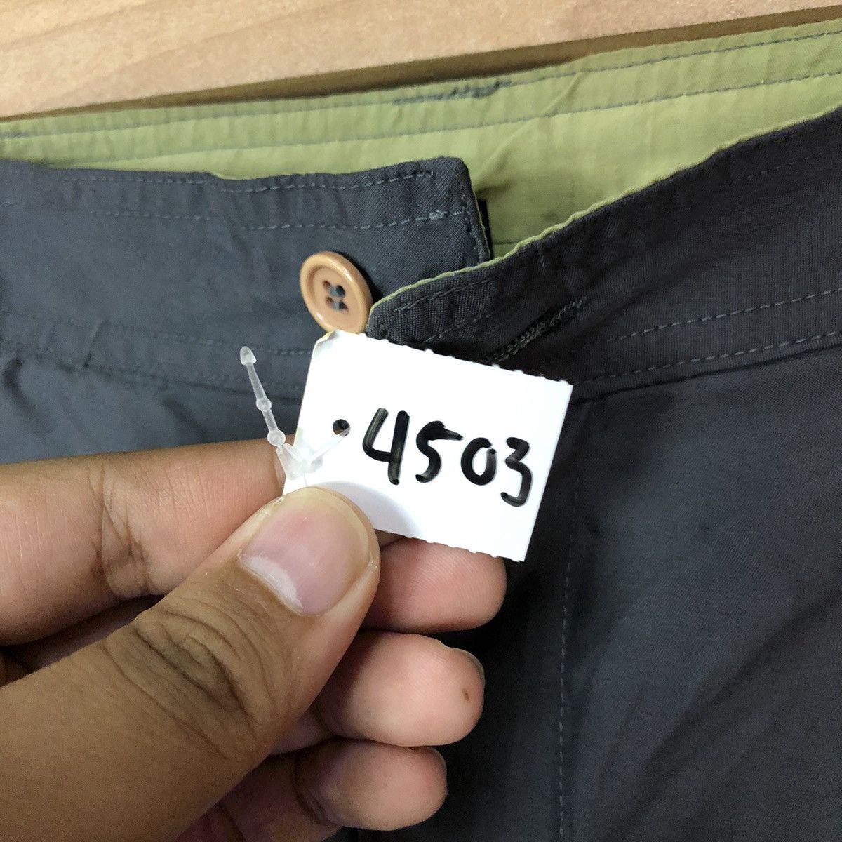 Japanese Brand U.P.S.T Grey hiking multi pocket Cargo Pants #4503 Size US 29 - 10 Thumbnail
