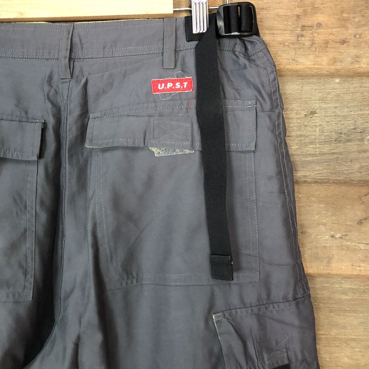 Japanese Brand U.P.S.T Grey hiking multi pocket Cargo Pants #4503 Size US 29 - 15 Thumbnail
