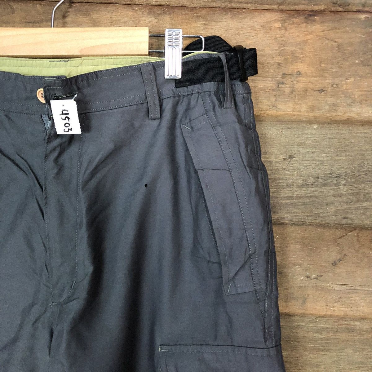 Japanese Brand U.P.S.T Grey hiking multi pocket Cargo Pants #4503 Size US 29 - 5 Thumbnail
