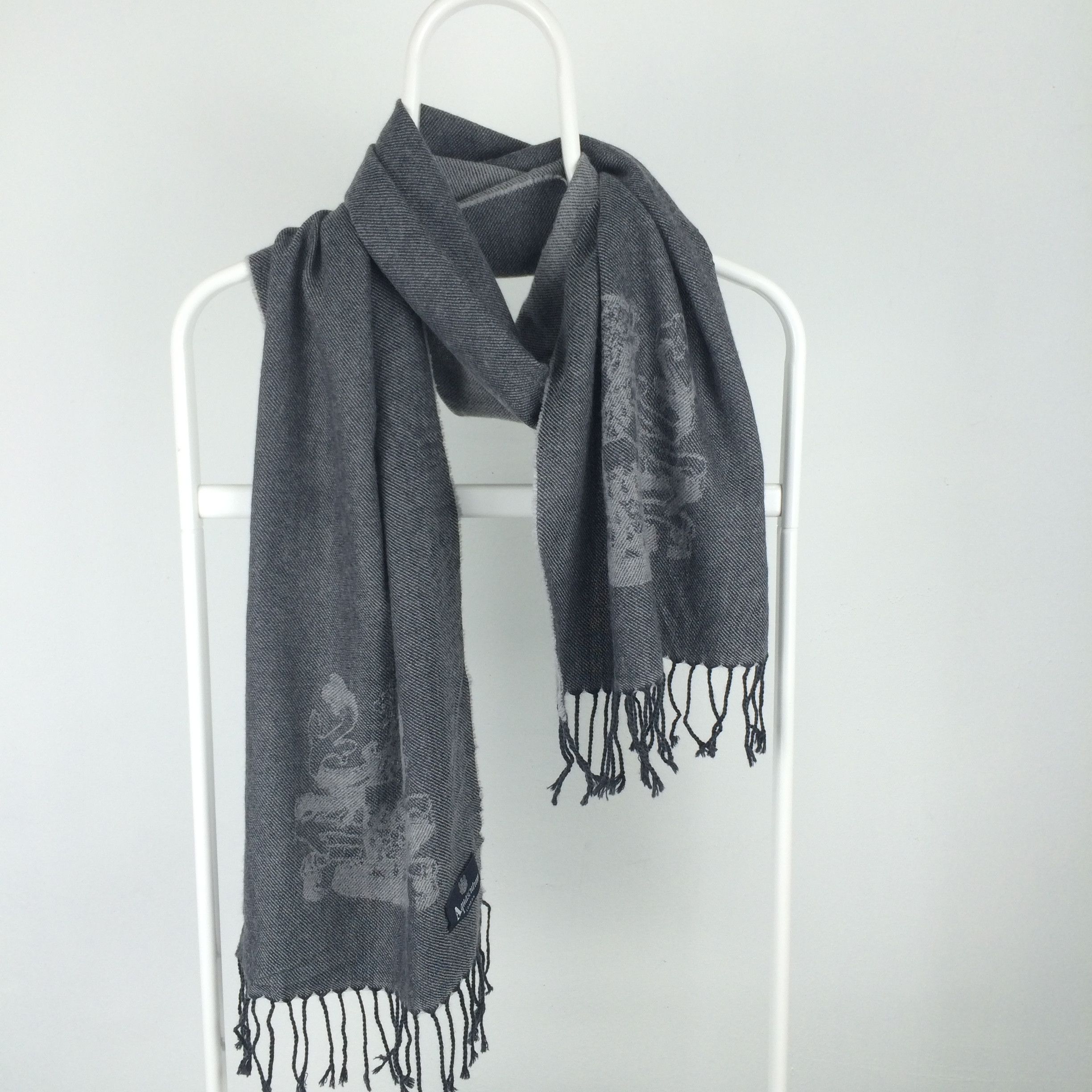 Aquascutum w26 aquascutum WINTER scarf big logo Size ONE SIZE - 2 Thumbnail