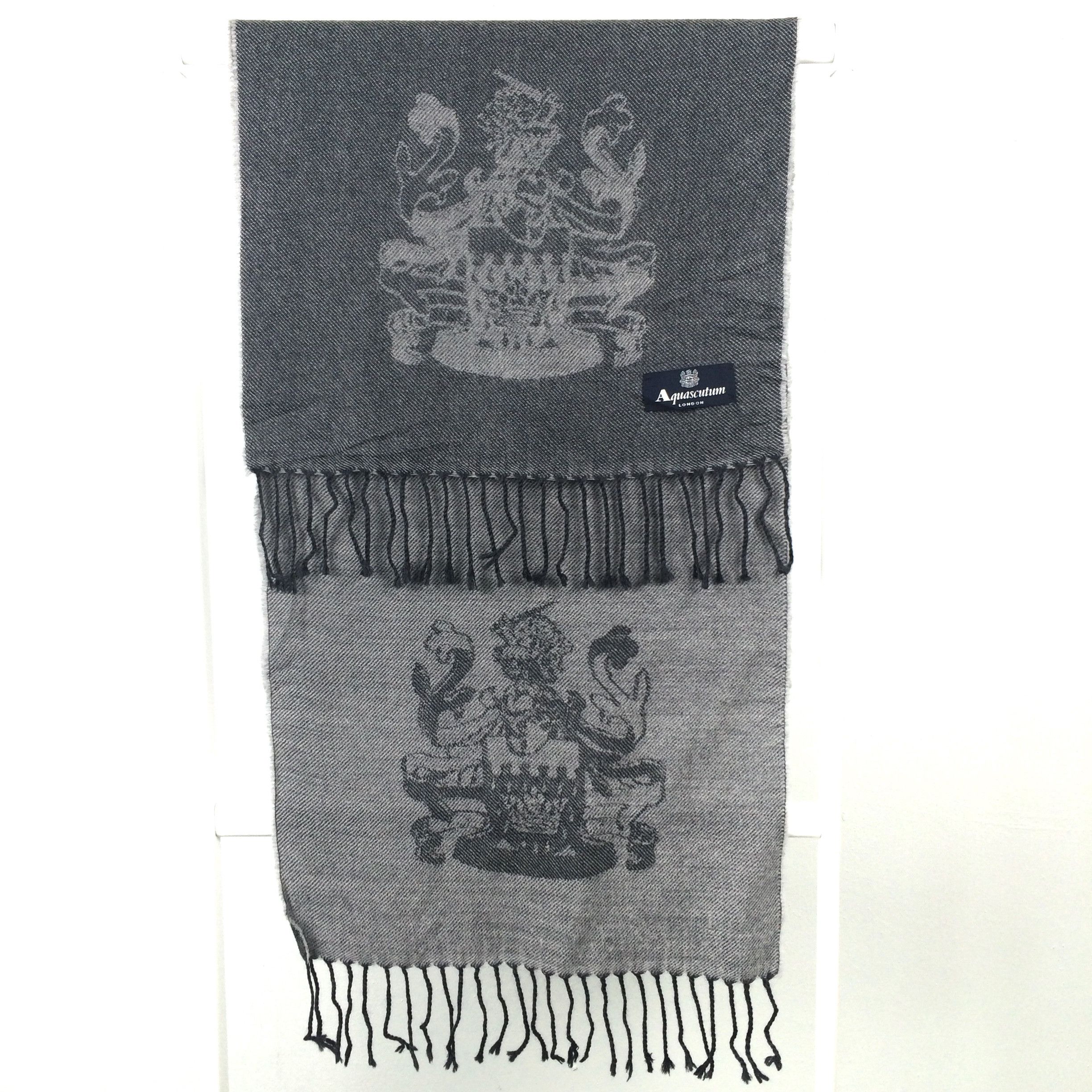 Aquascutum w26 aquascutum WINTER scarf big logo Size ONE SIZE - 1 Thumbnail