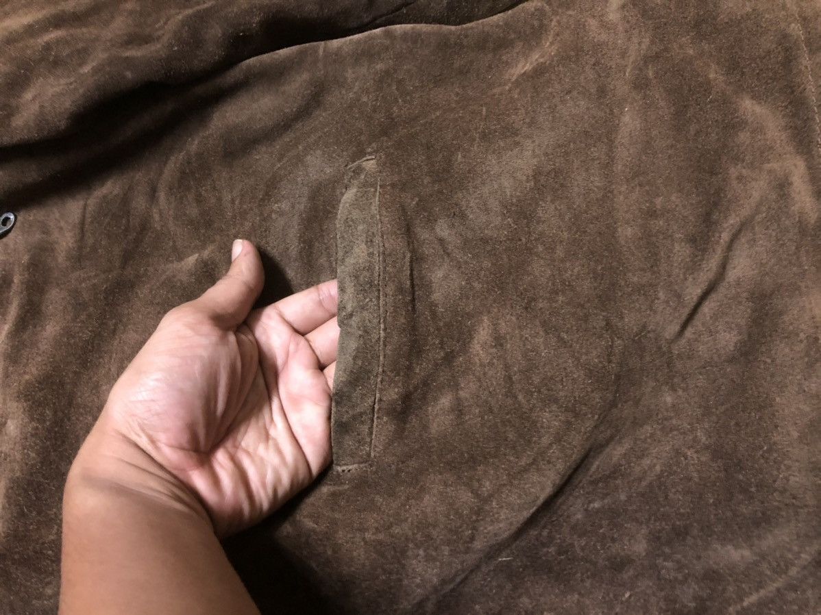 Vintage VINTAGE 80’s SUEDE JACKET LEATHER LEMBU FOR WINTER Size US L / EU 52-54 / 3 - 5 Thumbnail