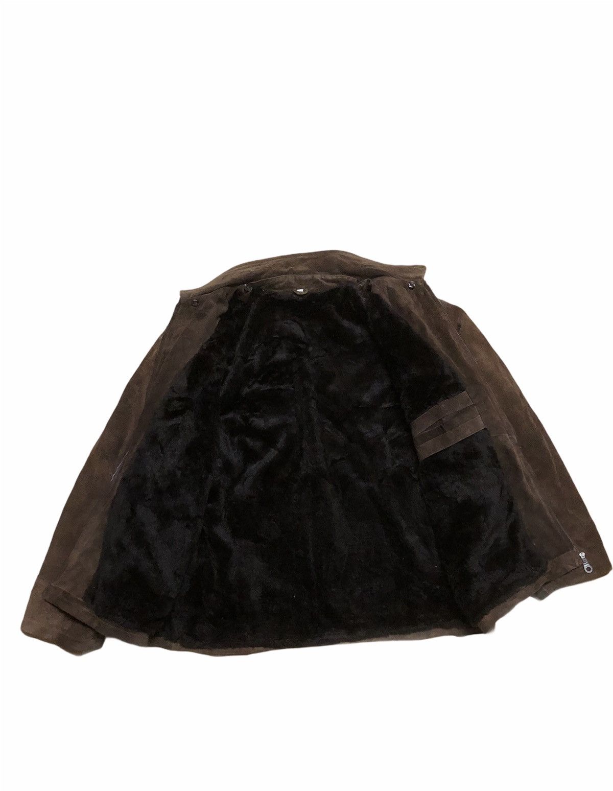 Vintage VINTAGE 80’s SUEDE JACKET LEATHER LEMBU FOR WINTER Size US L / EU 52-54 / 3 - 3 Thumbnail