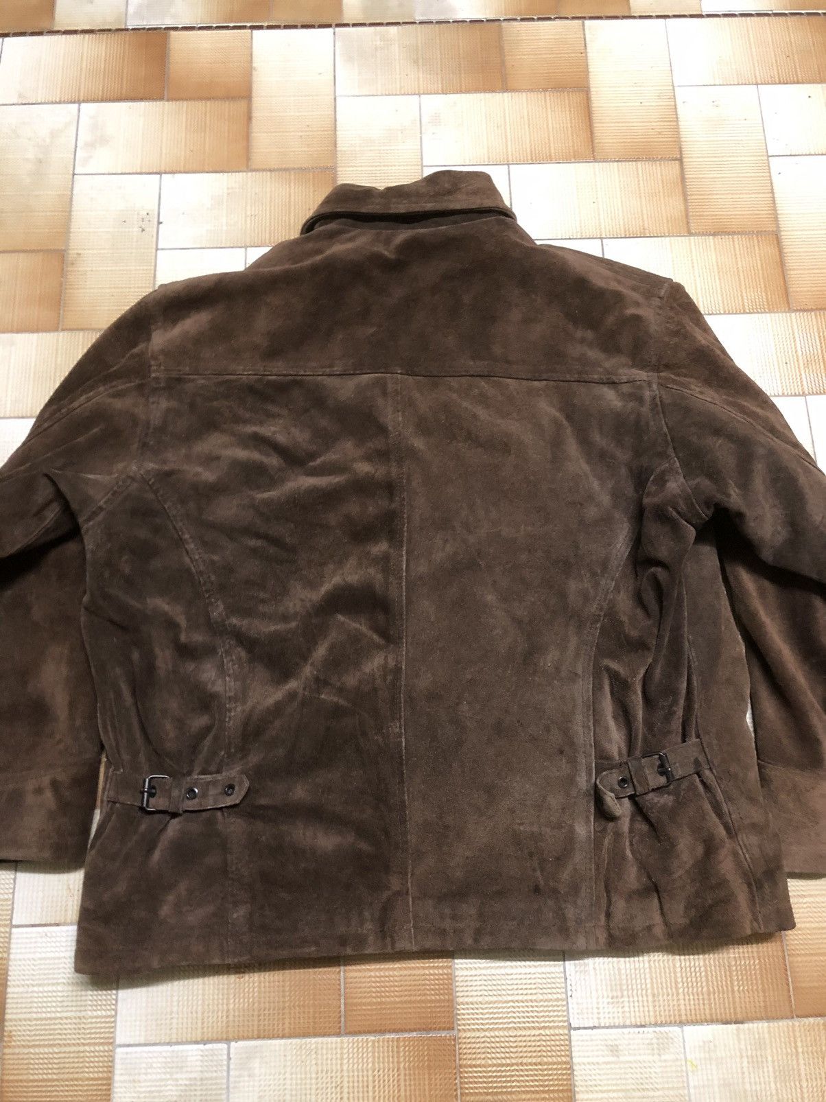 Vintage VINTAGE 80’s SUEDE JACKET LEATHER LEMBU FOR WINTER Size US L / EU 52-54 / 3 - 6 Thumbnail