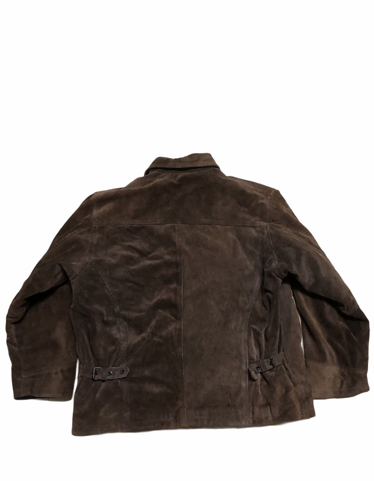 Vintage VINTAGE 80’s SUEDE JACKET LEATHER LEMBU FOR WINTER Size US L / EU 52-54 / 3 - 4 Thumbnail