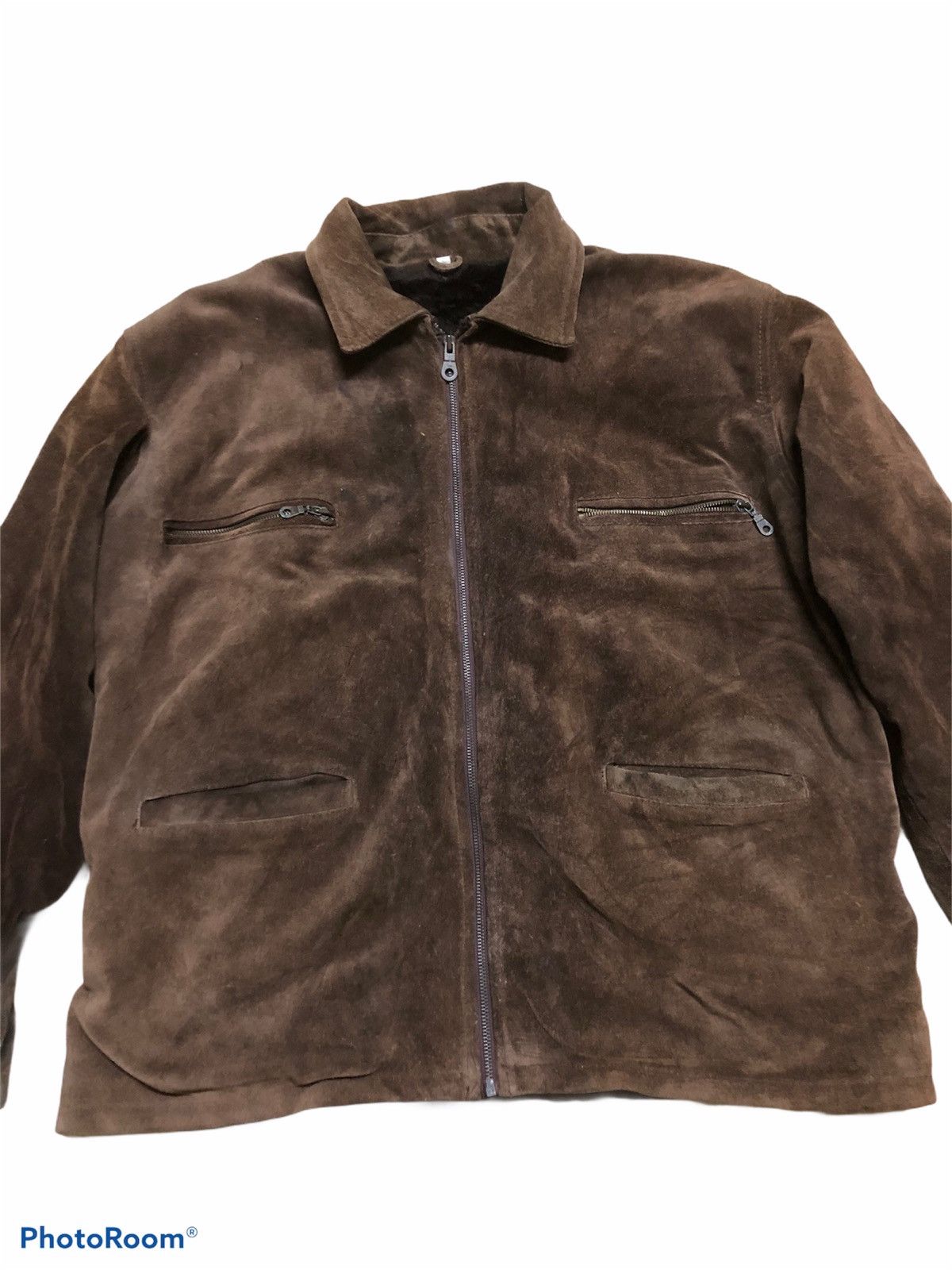 Vintage VINTAGE 80’s SUEDE JACKET LEATHER LEMBU FOR WINTER Size US L / EU 52-54 / 3 - 2 Thumbnail