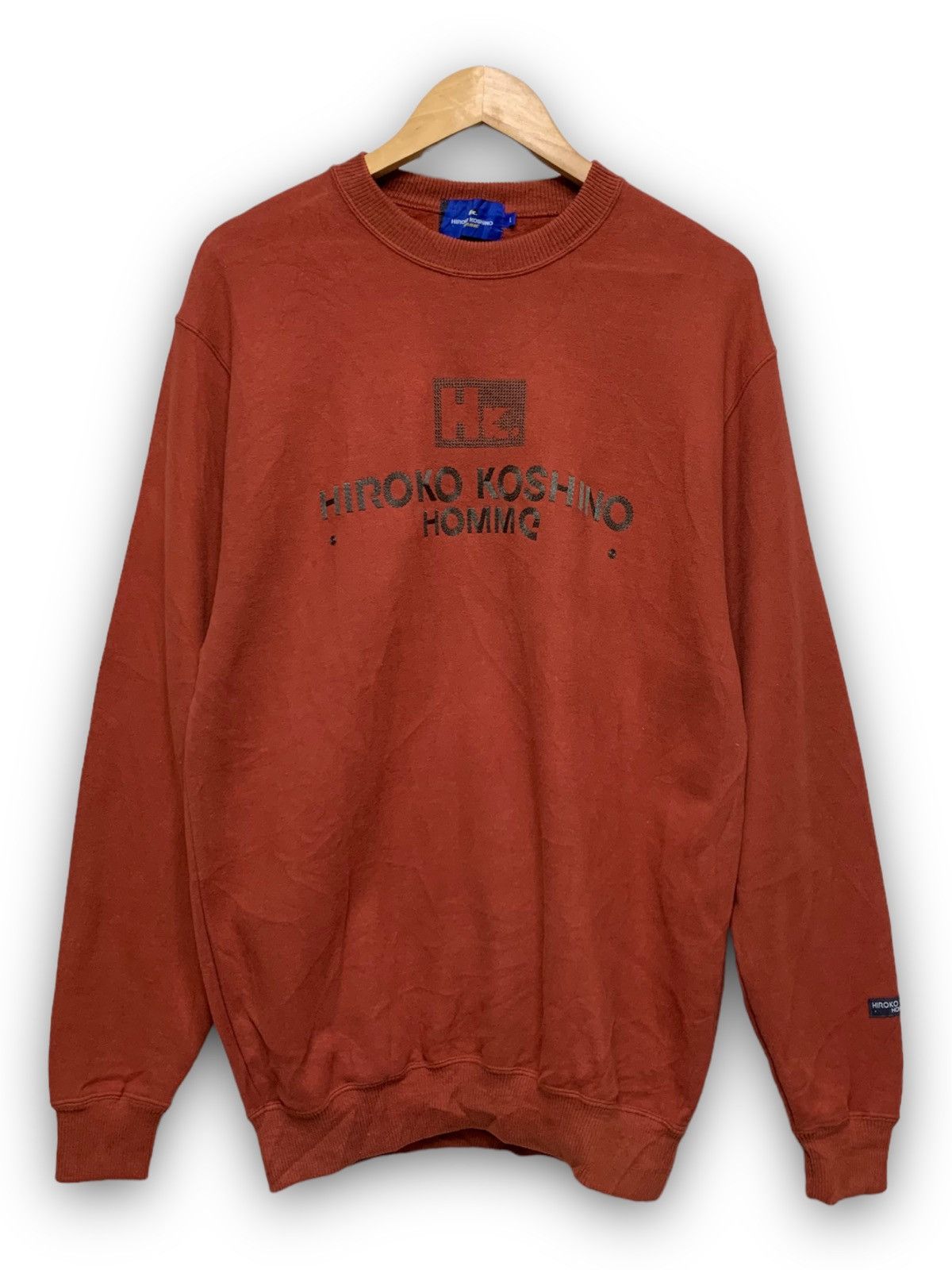 HIROKO KOSHINO HOMME SPELL OUT SWEATSHIRT
