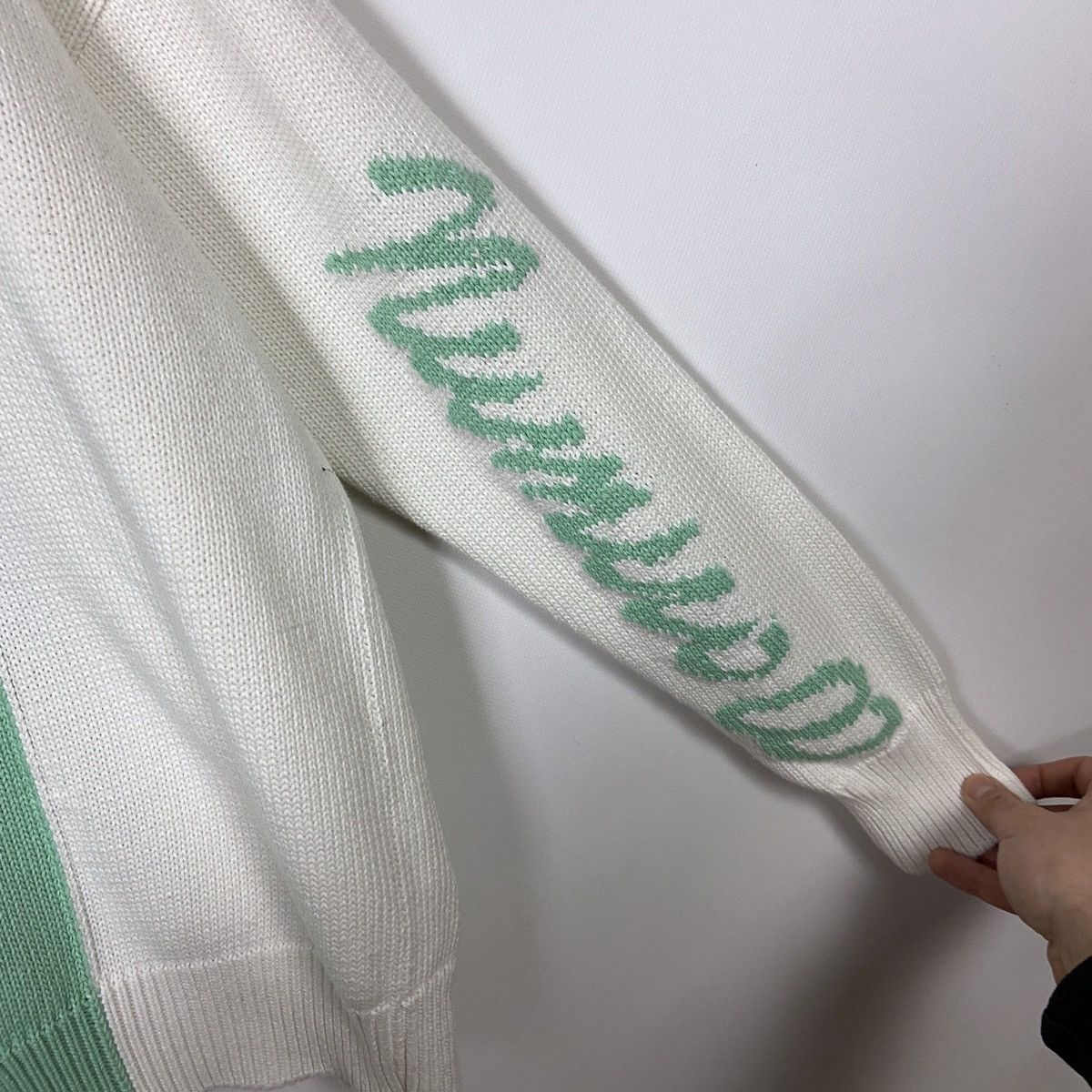 Numero 00 Numero 00 x Lotto Bicolor knitted sweater oversize crewneck Size US M / EU 48-50 / 2 - 7 Thumbnail