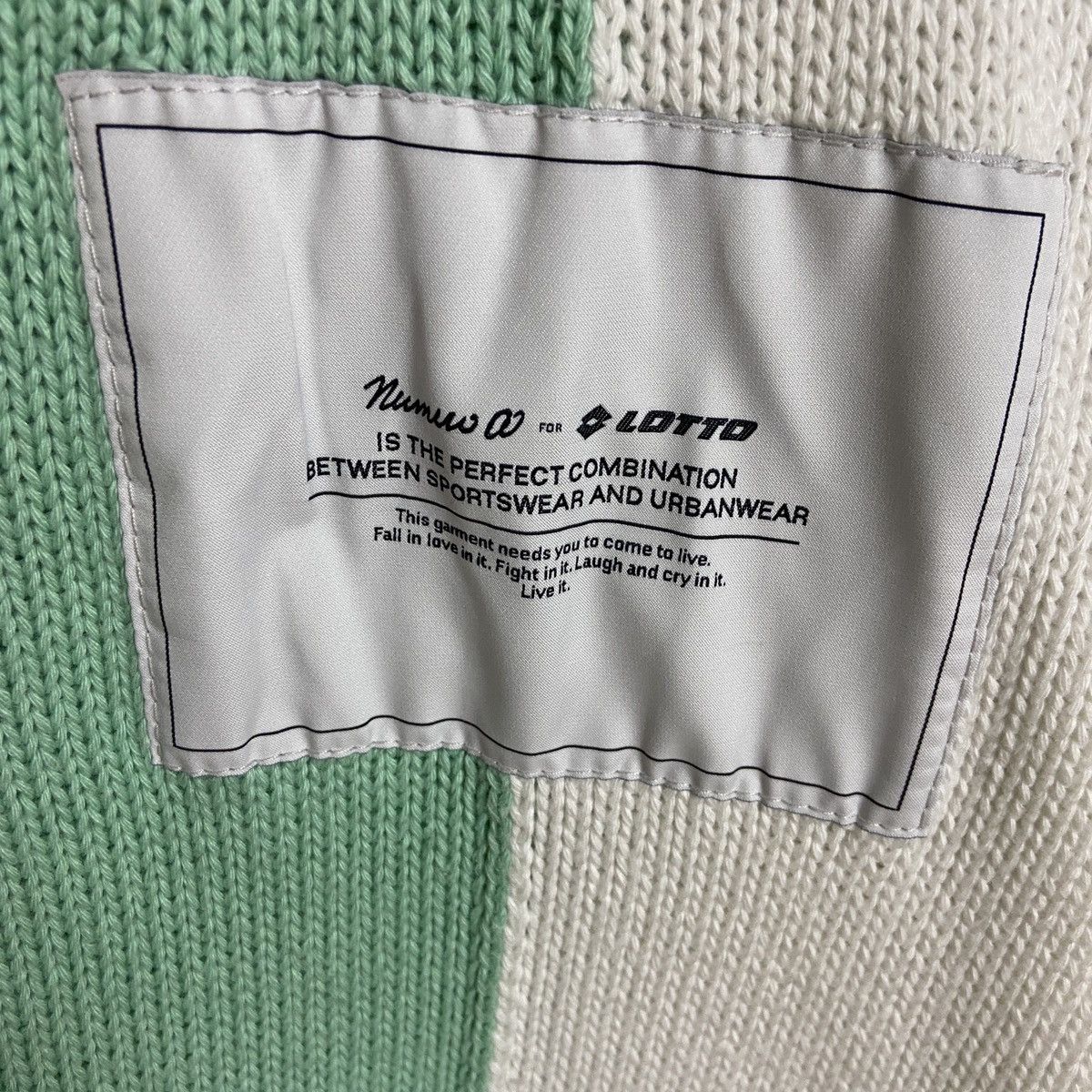 Numero 00 Numero 00 x Lotto Bicolor knitted sweater oversize crewneck Size US M / EU 48-50 / 2 - 5 Thumbnail