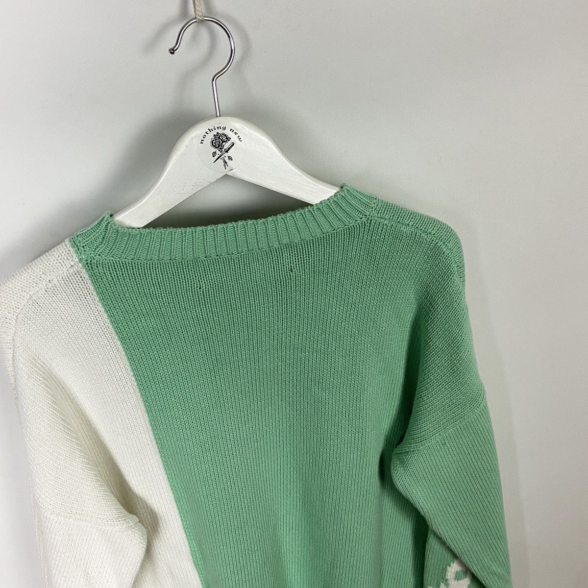 Numero 00 Numero 00 x Lotto Bicolor knitted sweater oversize crewneck Size US M / EU 48-50 / 2 - 4 Thumbnail