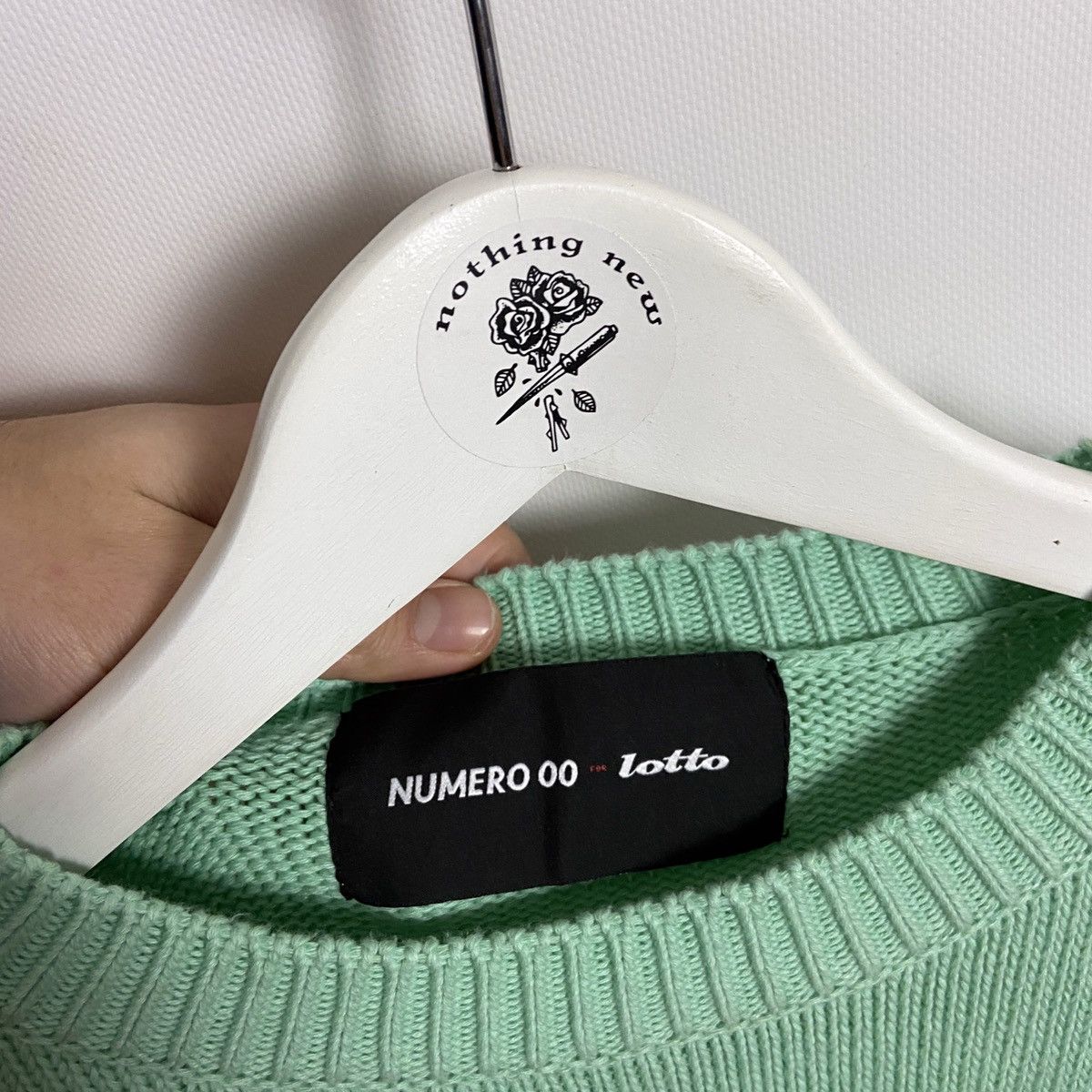 Numero 00 Numero 00 x Lotto Bicolor knitted sweater oversize crewneck Size US M / EU 48-50 / 2 - 8 Thumbnail