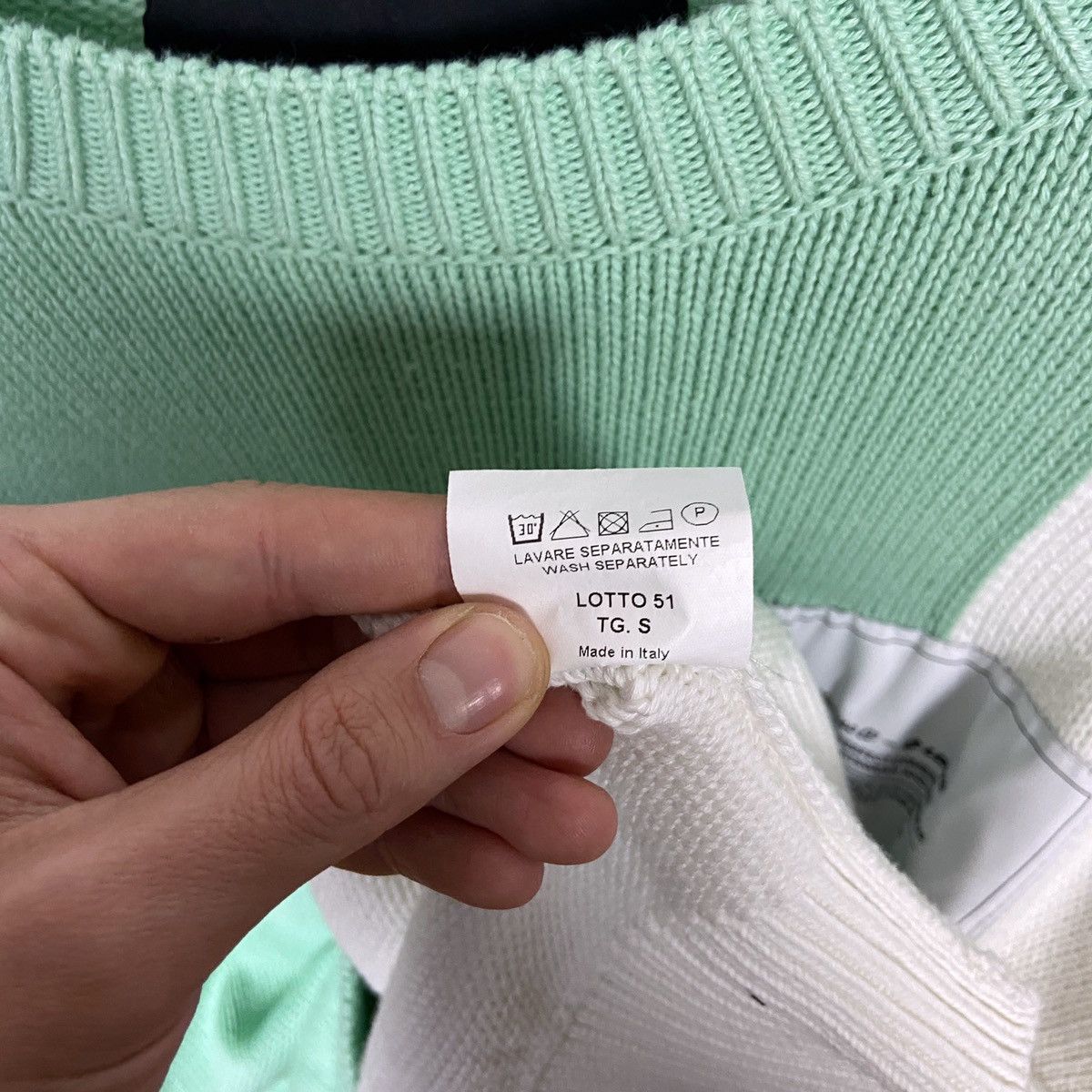 Numero 00 Numero 00 x Lotto Bicolor knitted sweater oversize crewneck Size US M / EU 48-50 / 2 - 10 Thumbnail