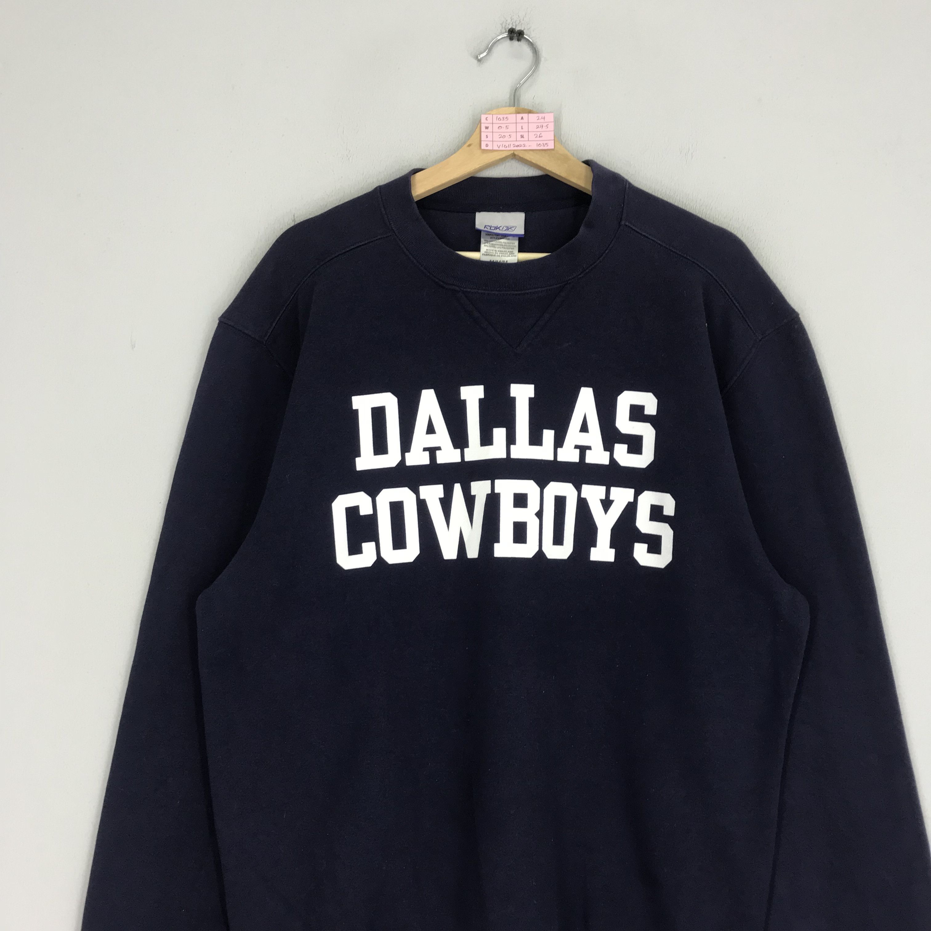 NFL Vintage Reebok Dallas Cowboys Sportswear NFL Sweatshirts Size US M / EU 48-50 / 2 - 3 Thumbnail