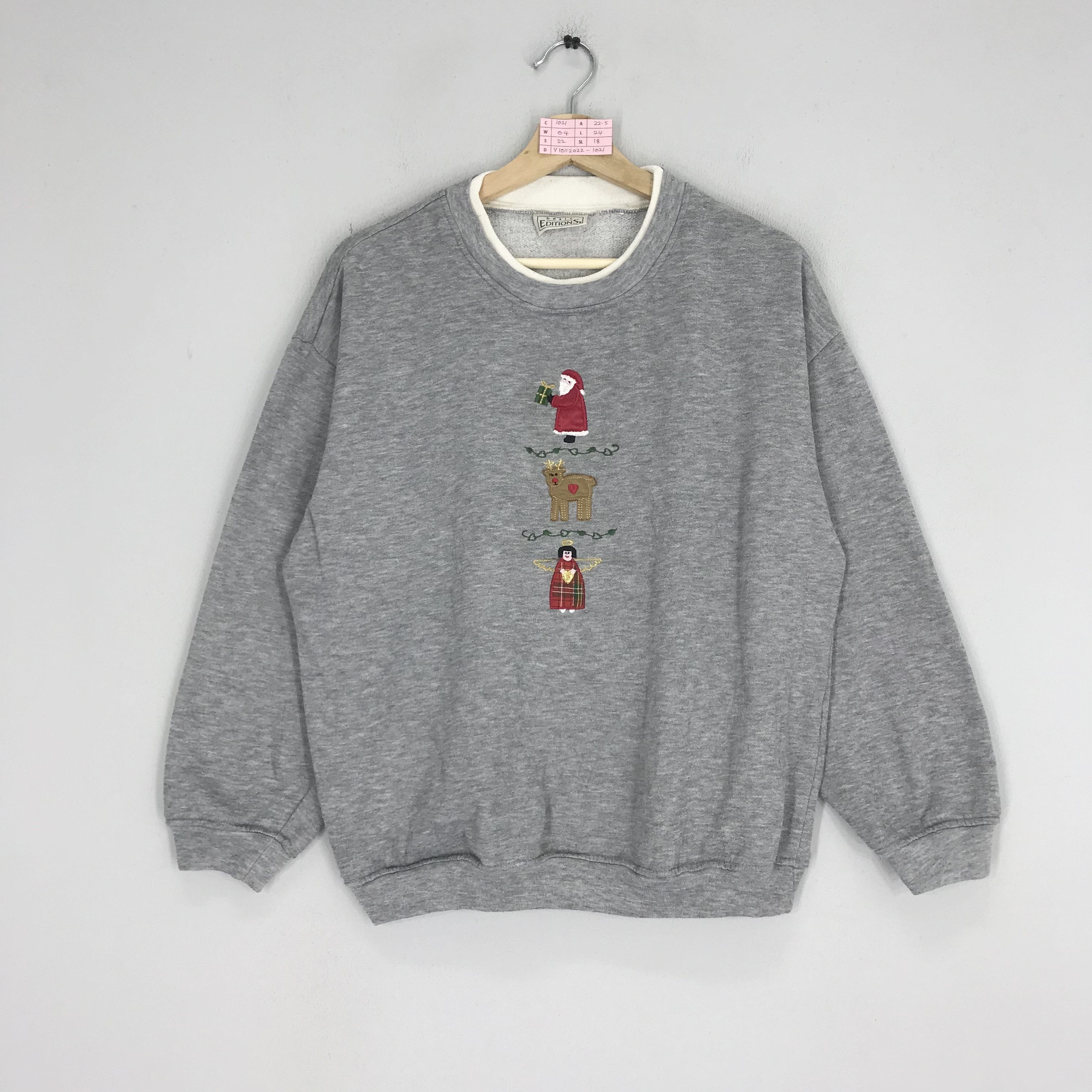 Arts & Science Vintage Merry Christmas Xmas Sweatshirts Graphics Santa Bell Size US M / EU 48-50 / 2 - 1 Thumbnail