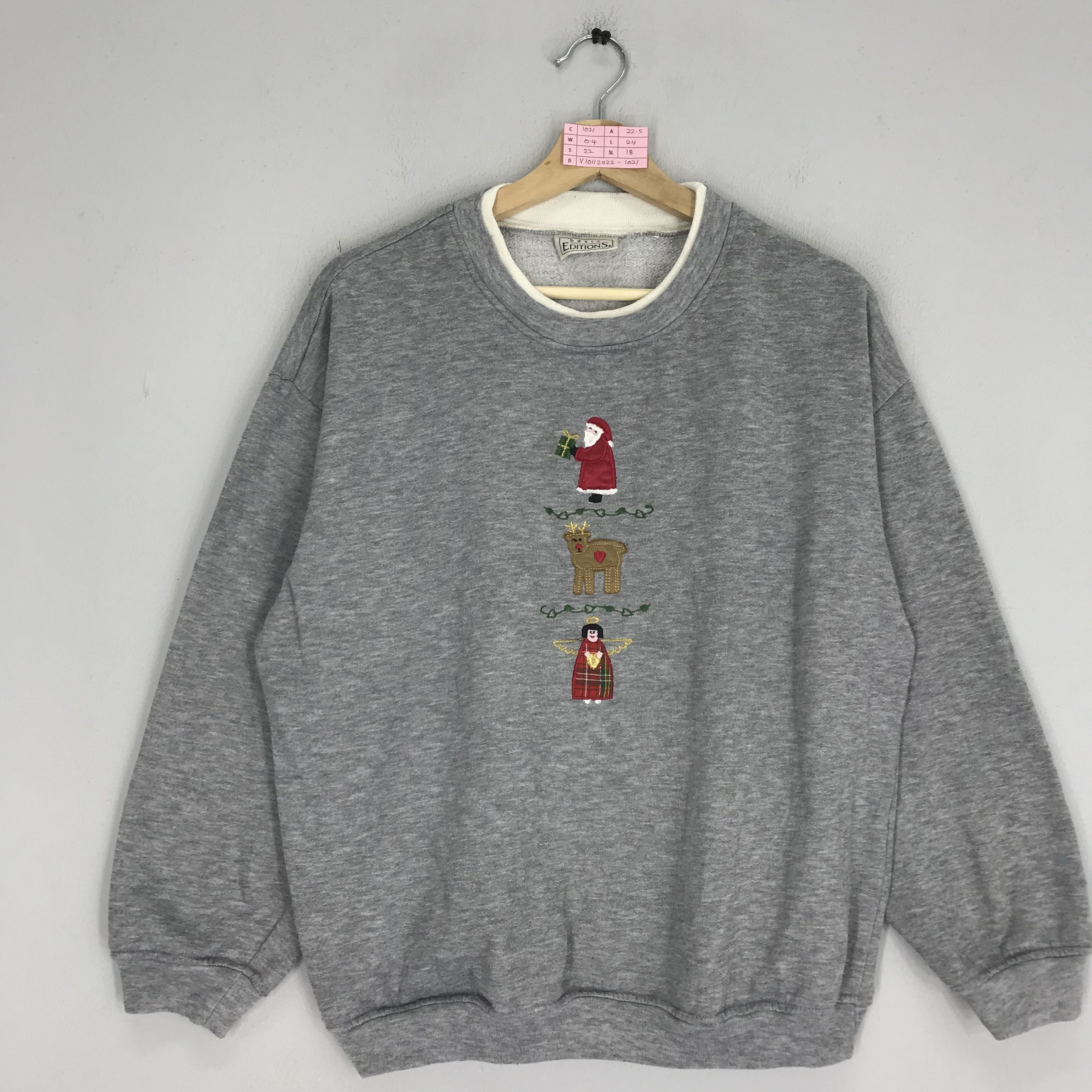 Arts & Science Vintage Merry Christmas Xmas Sweatshirts Graphics Santa Bell Size US M / EU 48-50 / 2 - 3 Thumbnail