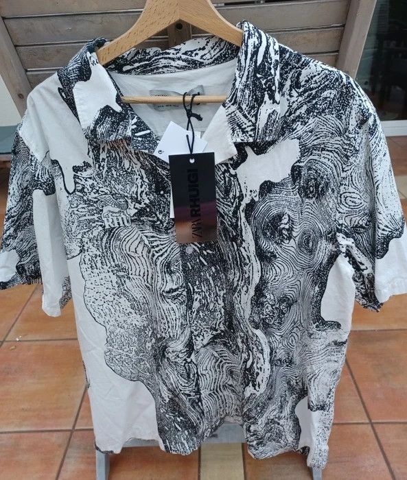 Rhude Zara x Rhuigi L camp collar shirt Size US L / EU 52-54 / 3 - 3 Thumbnail