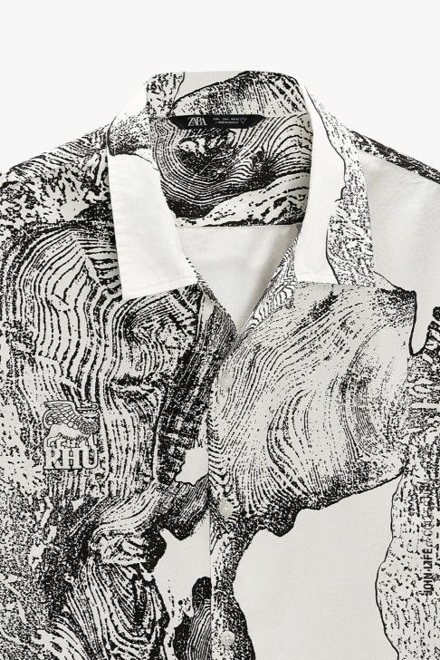 Rhude Zara x Rhuigi L camp collar shirt Size US L / EU 52-54 / 3 - 12 Thumbnail