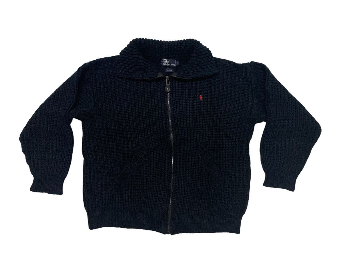 Polo Ralph Lauren × Ralph Lauren × Vintage Vintage Polo Ralph Lauren Knitwear Jacket Size US L / EU 52-54 / 3 - 2 Thumbnail